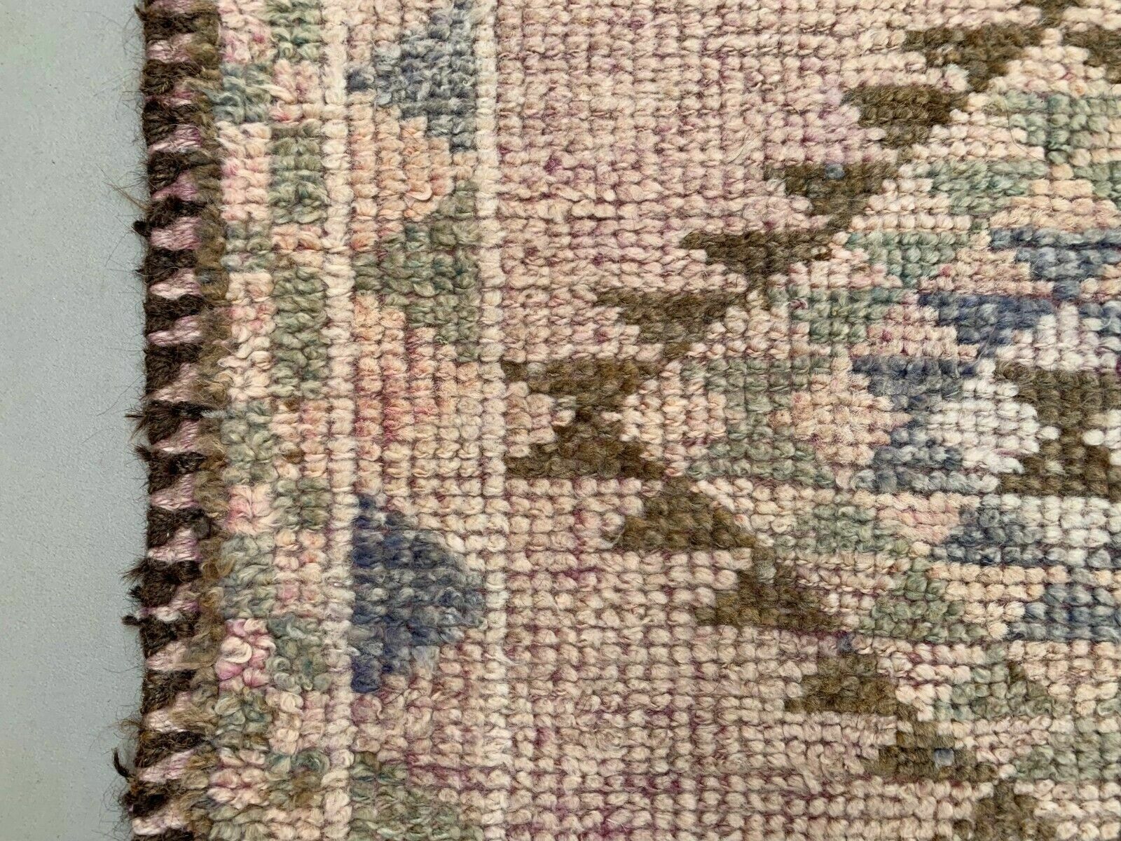 Vintage Turkish Tribal Runner 364x84 Cm Veg Dye Wool Rug Tribal, Handmade photo vintage