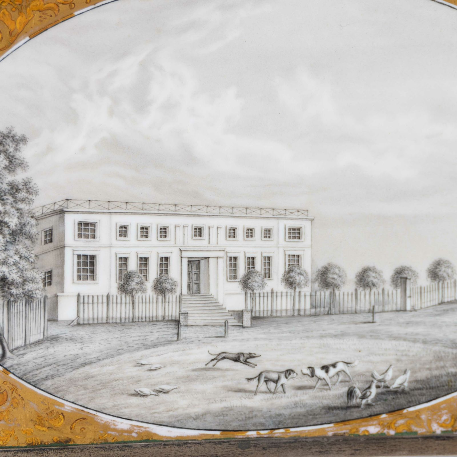 Kpm Picture Plate, Berlin Circa 1830 photo furniture