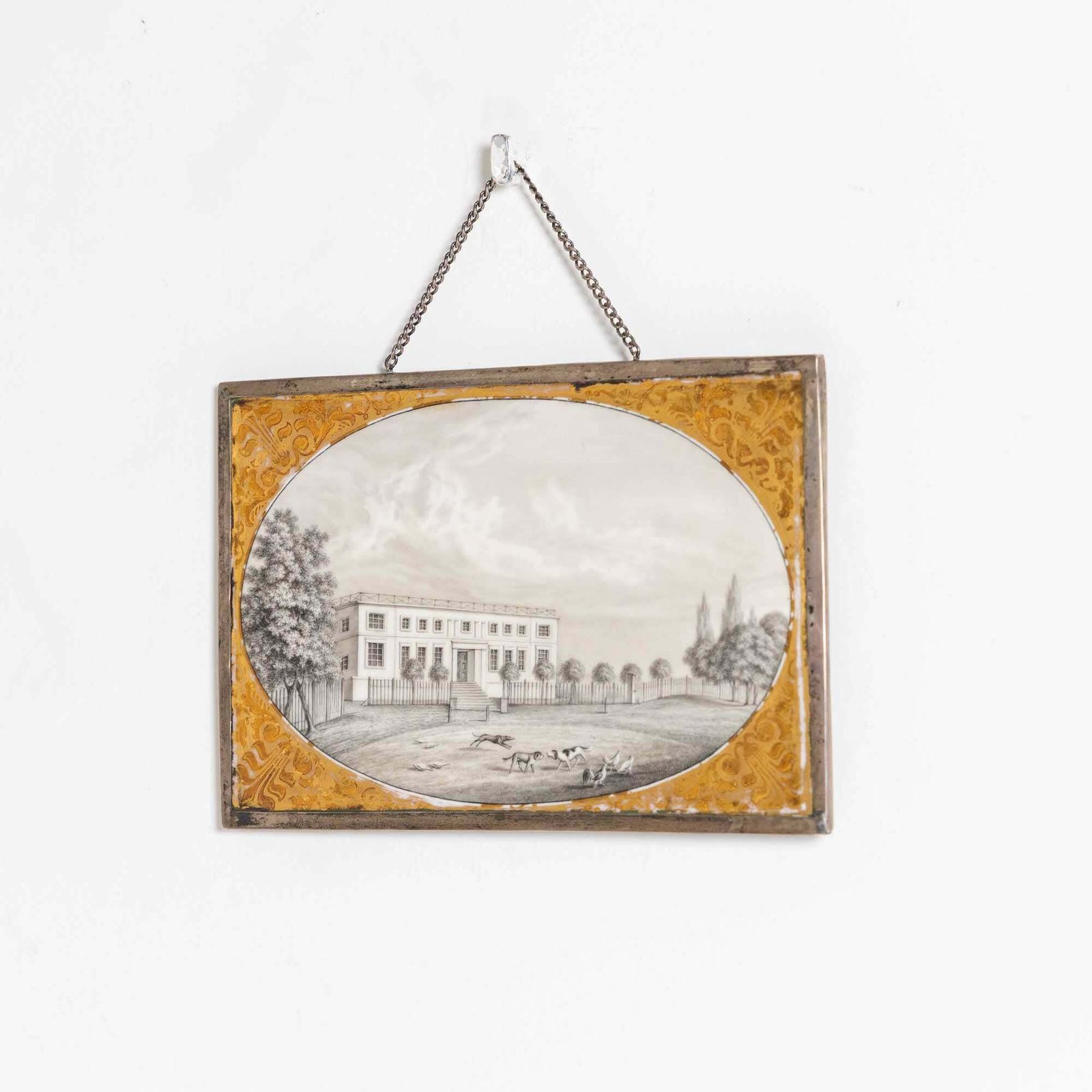 Kpm Picture Plate, Berlin Circa 1830 photo Art