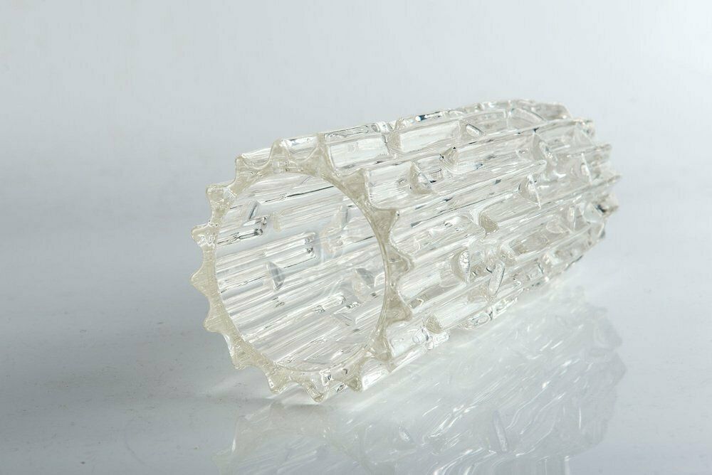 Mid Century Czech Glass Vase By Frantisek Vizner, 1960s photo Home Decor