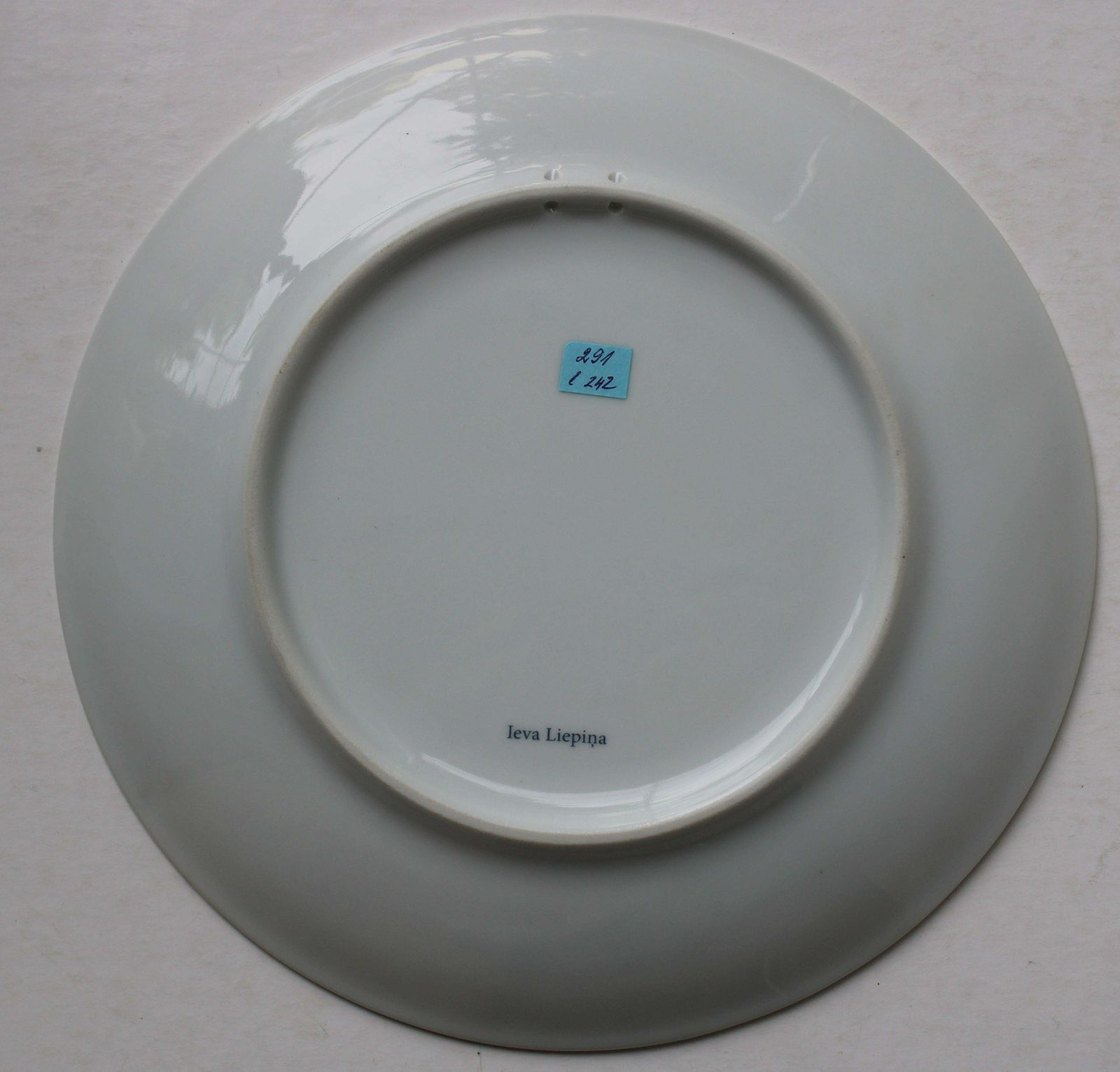 Ieva Liepina Birds 2009, Painted Porcelain Plate, photo for sale