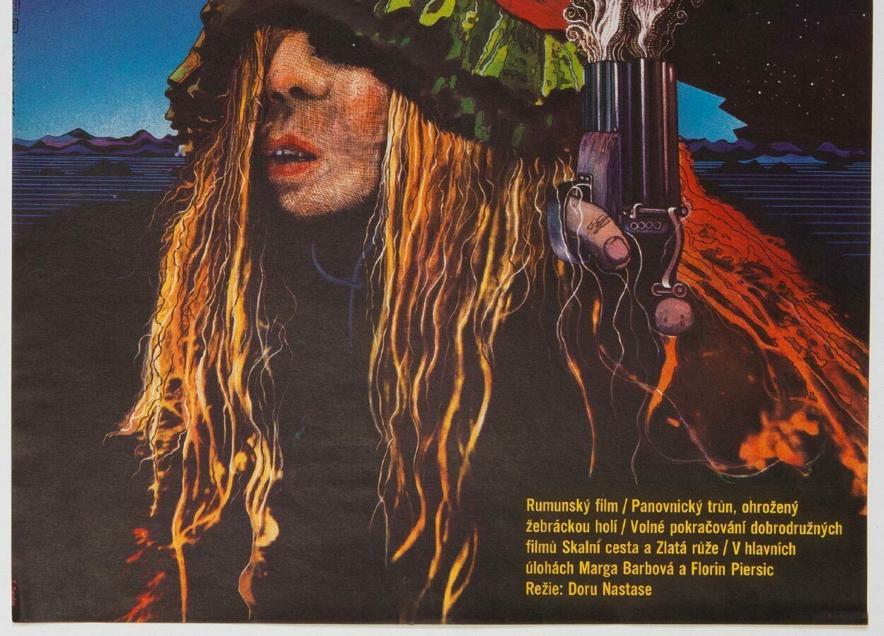 Movie Poster, The Mysteries Of Bucharest, Zdeněk Ziegler, 1984 photo vintage
