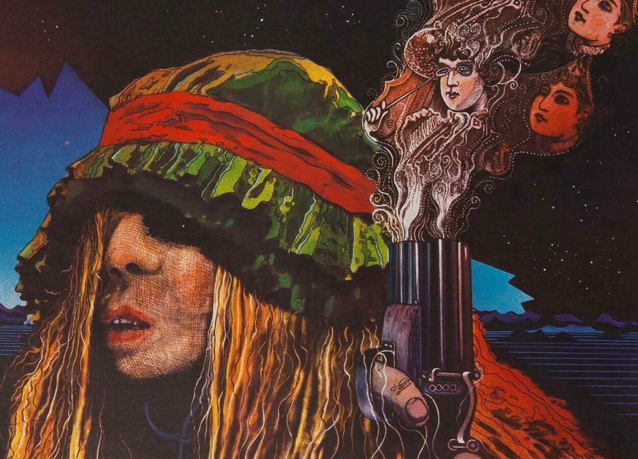 Art Movie Poster, The Mysteries Of Bucharest, Zdeněk Ziegler, 1984 photo