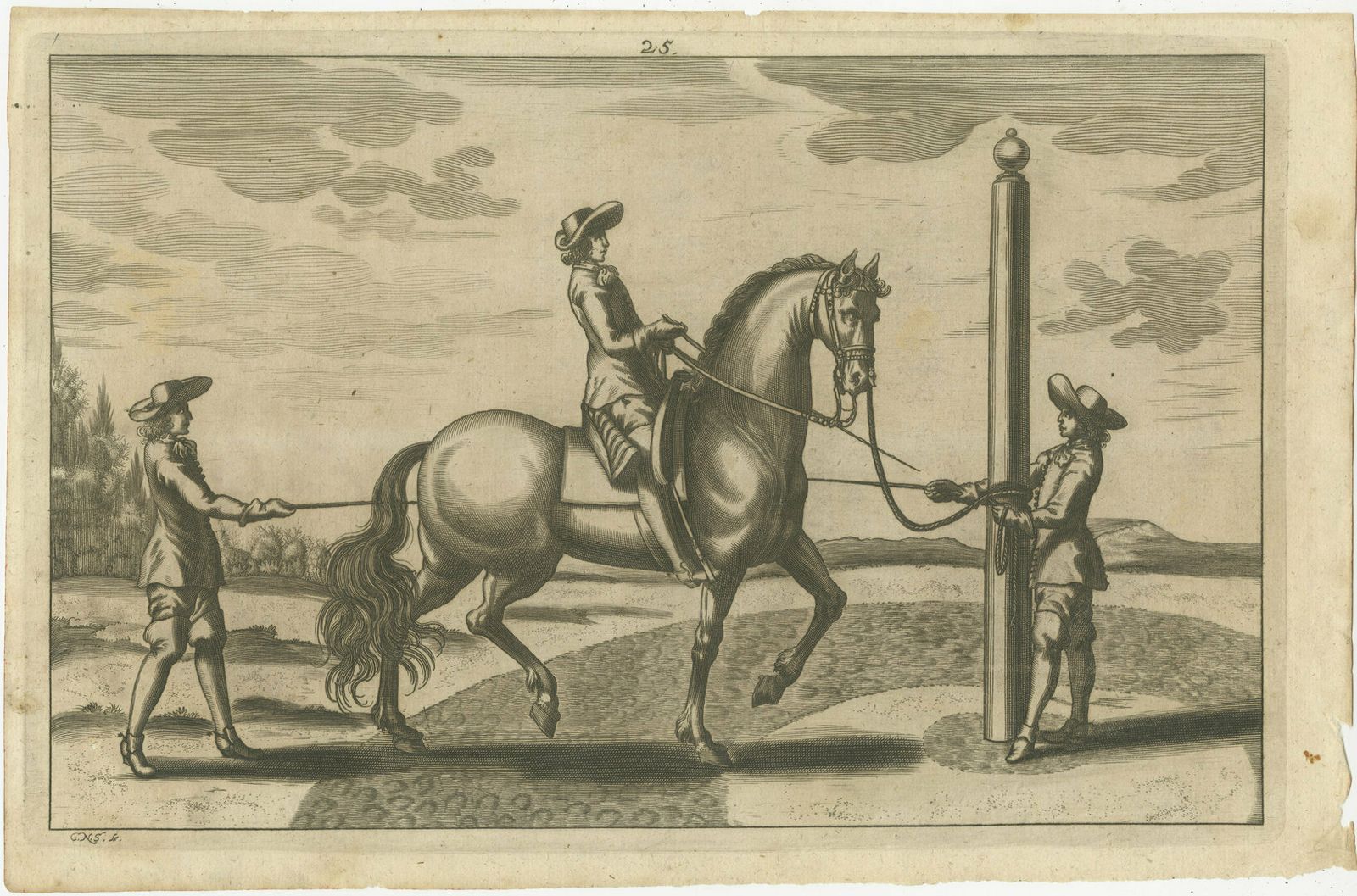 Set Of 10 Antique Horse Riding Prints photo furniture