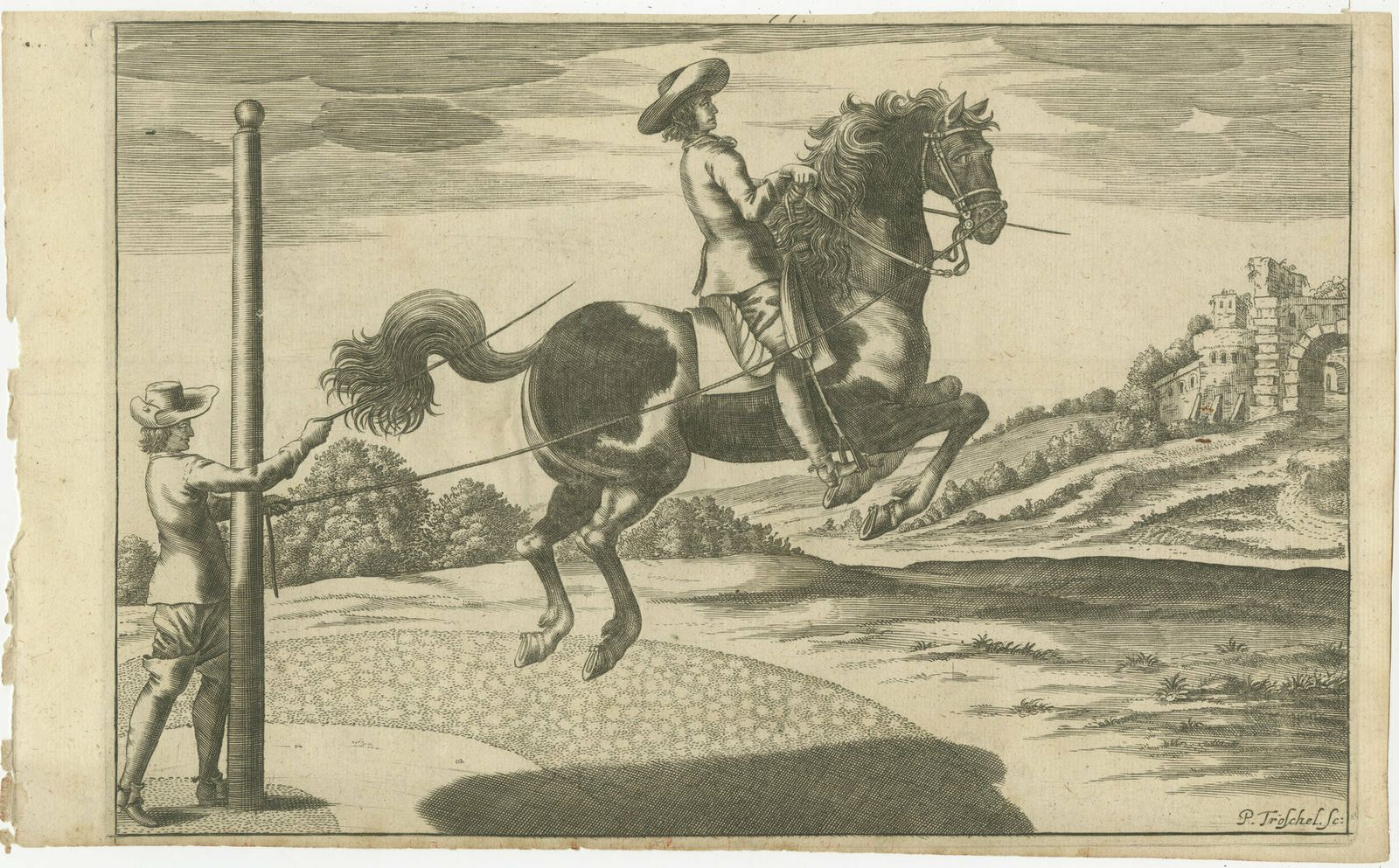 Art Set Of 10 Antique Horse Riding Prints photo