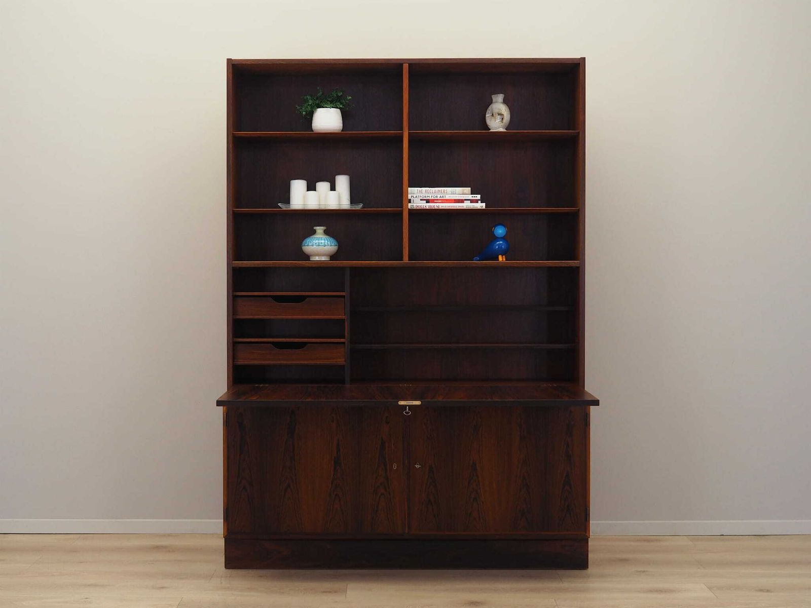 Vintage Boekenkast, Deens Design, Jaren 1970, Ontwerper: Carlo Jensen, Productie: Hundevad photo for sale