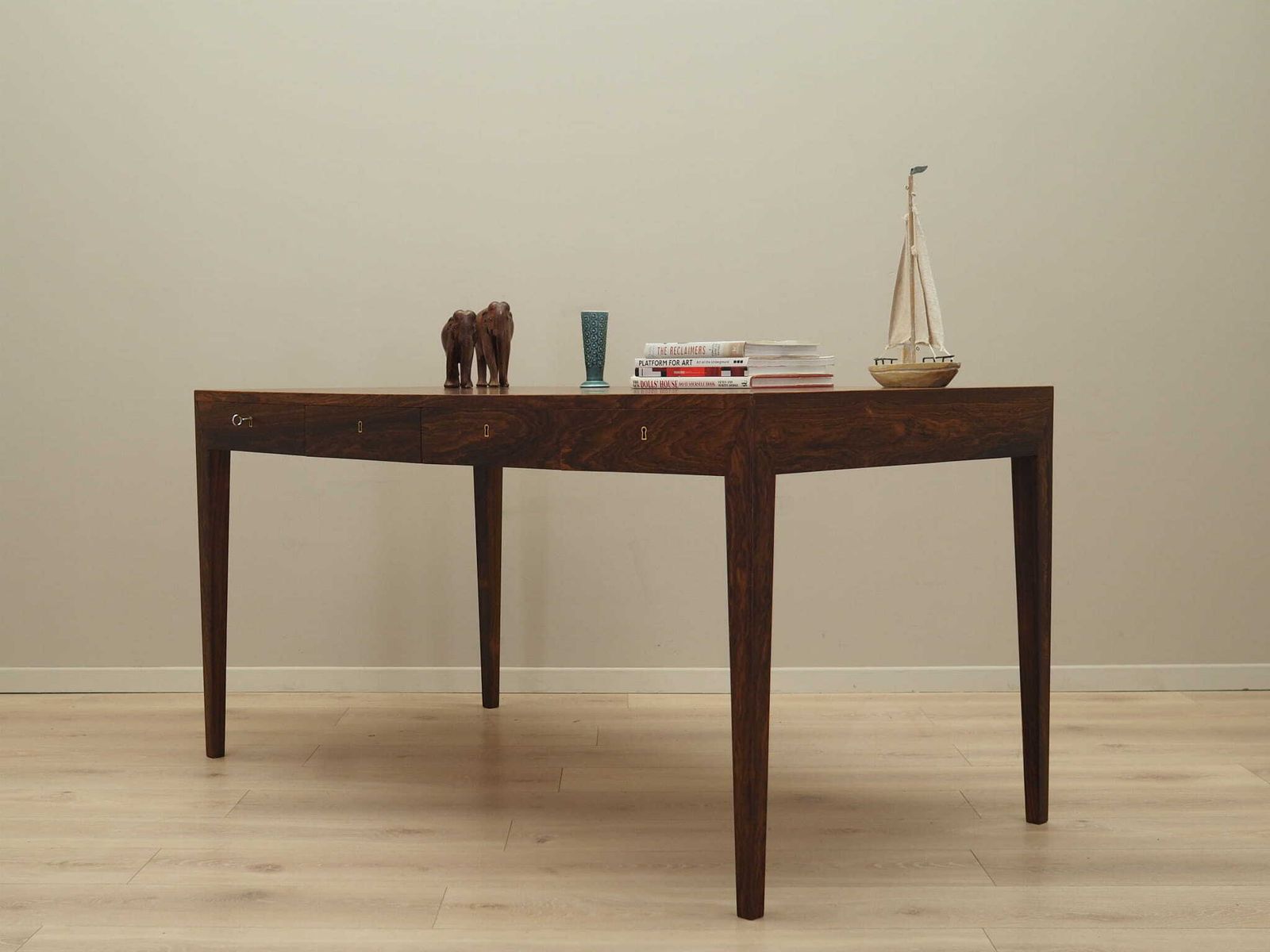Vintage Desk, Danish Design, 1960s, Designer: Severin Hansen, Production: Haslev Møbelsnedkeri photo for sale