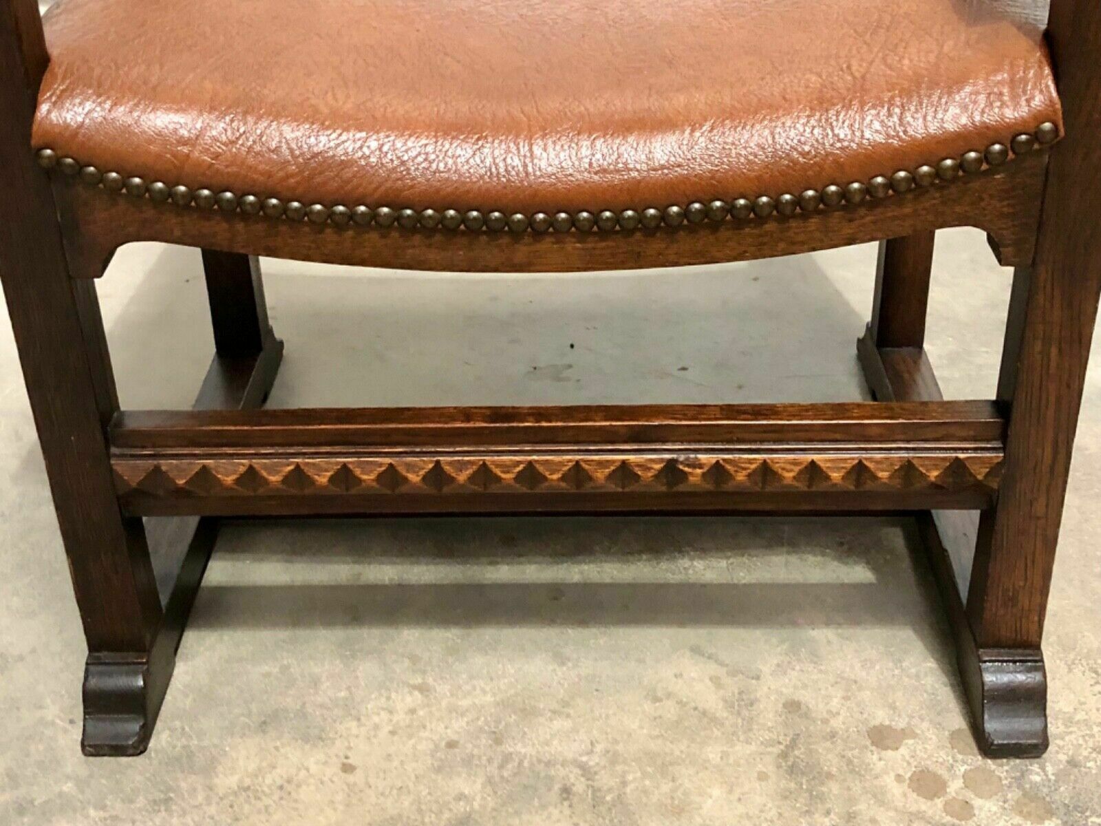 photo buy Handsome Arts And Crafts Oak Nursing Chair / Childs Chair