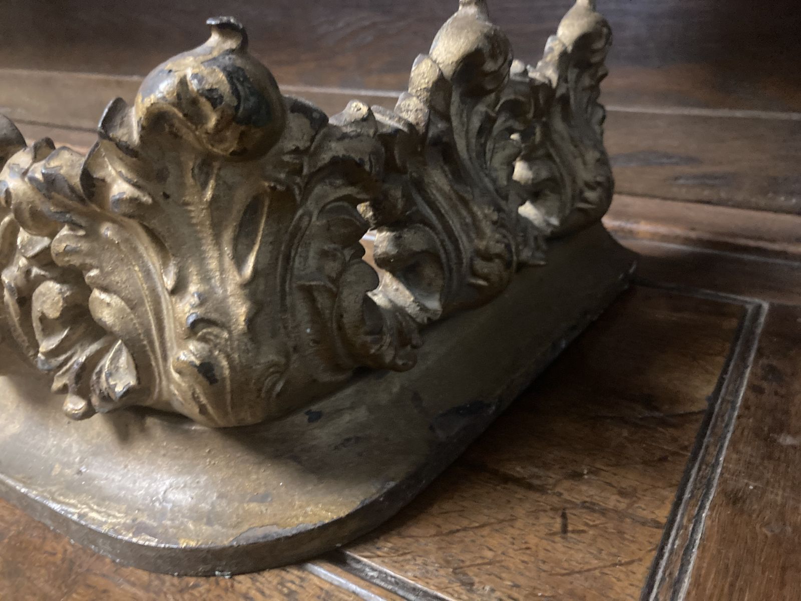 Beautiful French Gilt Bronze Fire Fender 19th Century photo vinterior