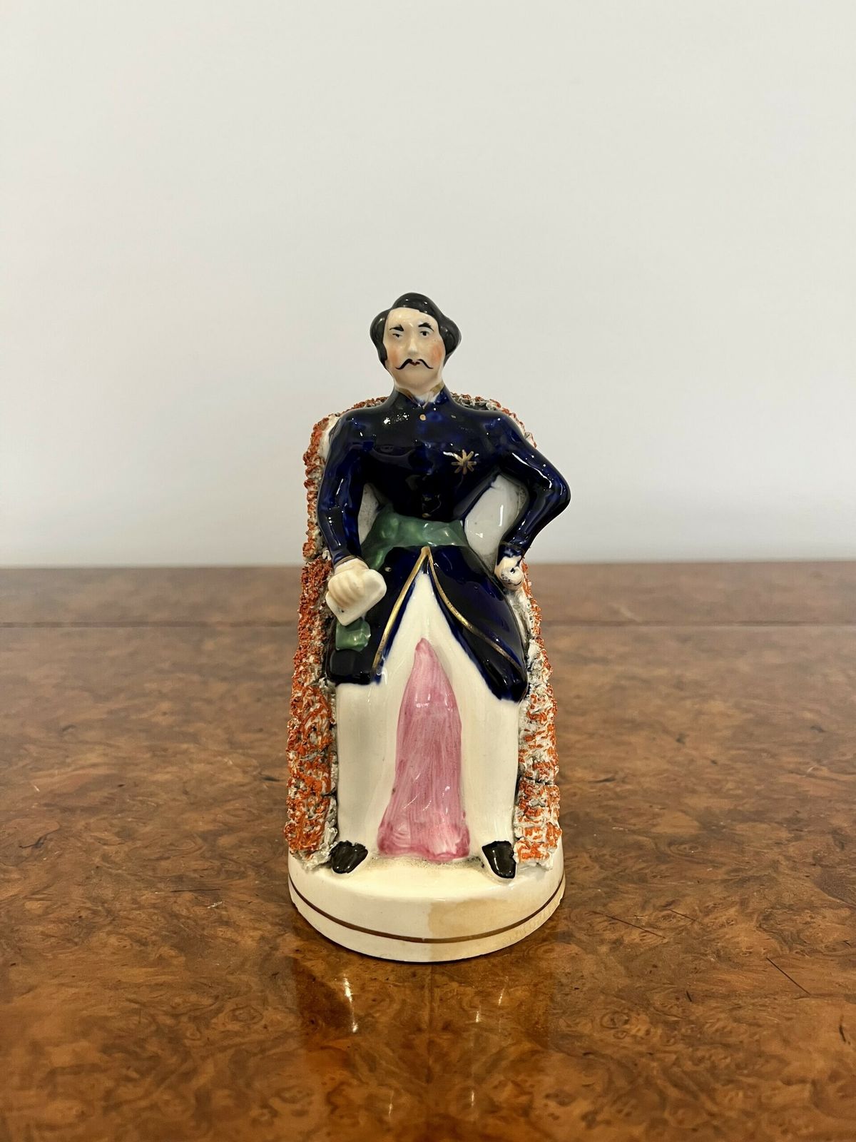 Lovely Pair Of Victorian Staffordshire 'Royal' Figures photo Art