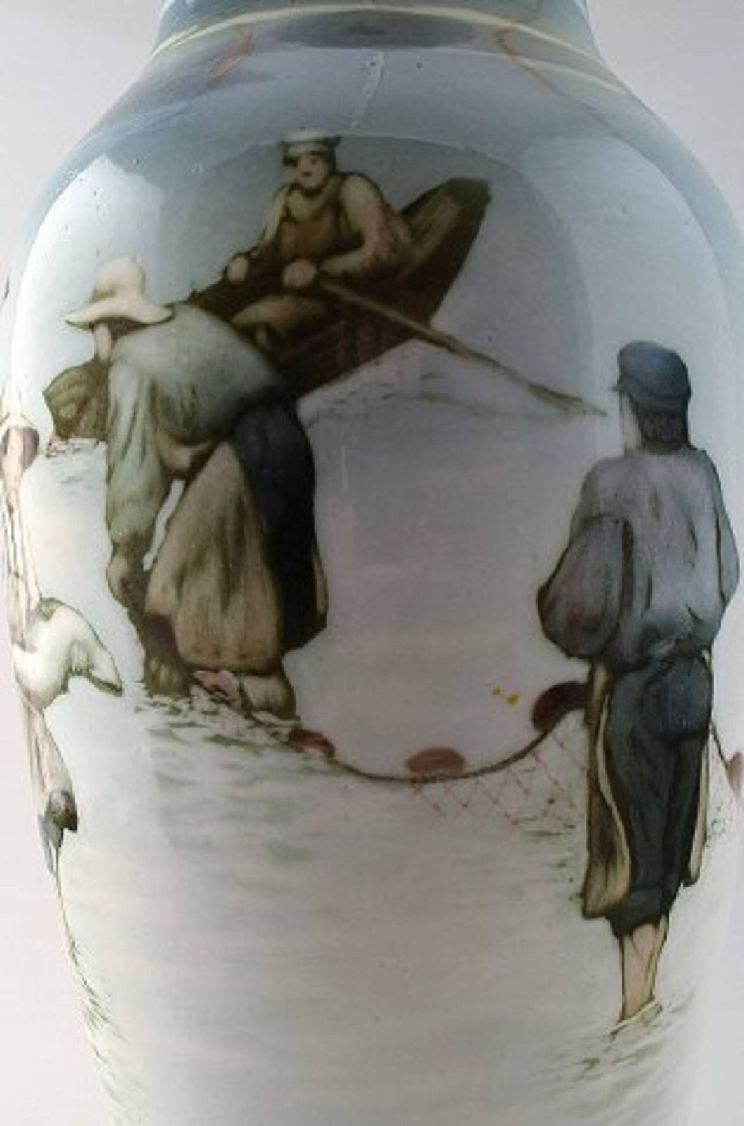 Large Art Nouveau Unique Rörstrand Nils Emil Lundström Porcelain Vase photo Home Decor