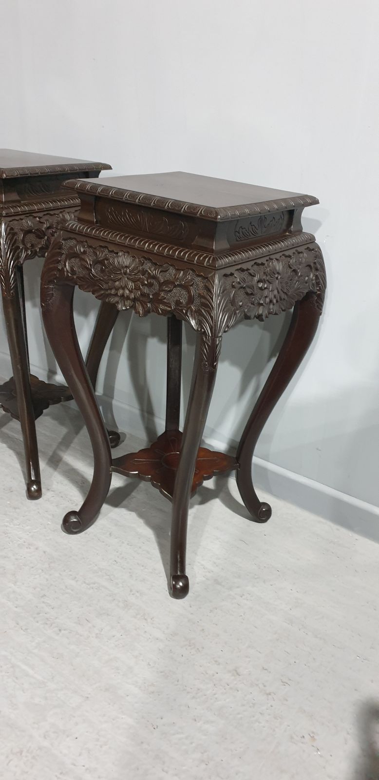 Top Quality Pair Oriental  Jardinere Stands photo for sale
