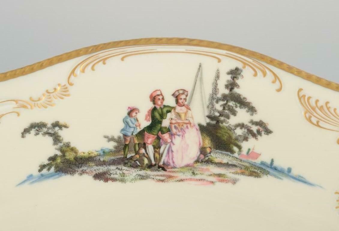 Rosenthal, Germany. "Sanssouci", Large Oval Cream Coloured Bowl photo for sale