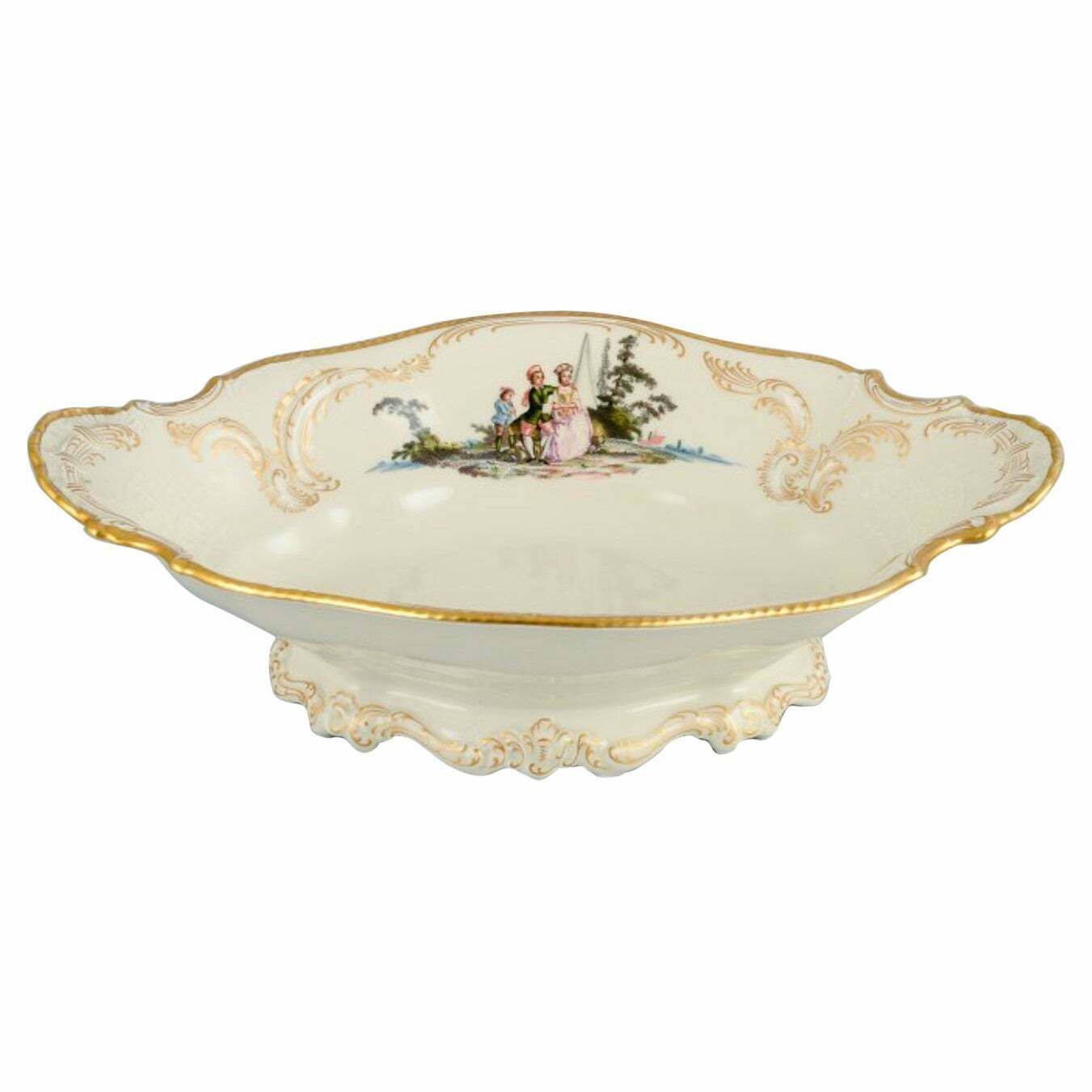 Rosenthal, Germany. "Sanssouci", Large Oval Cream Coloured Bowl photo buy