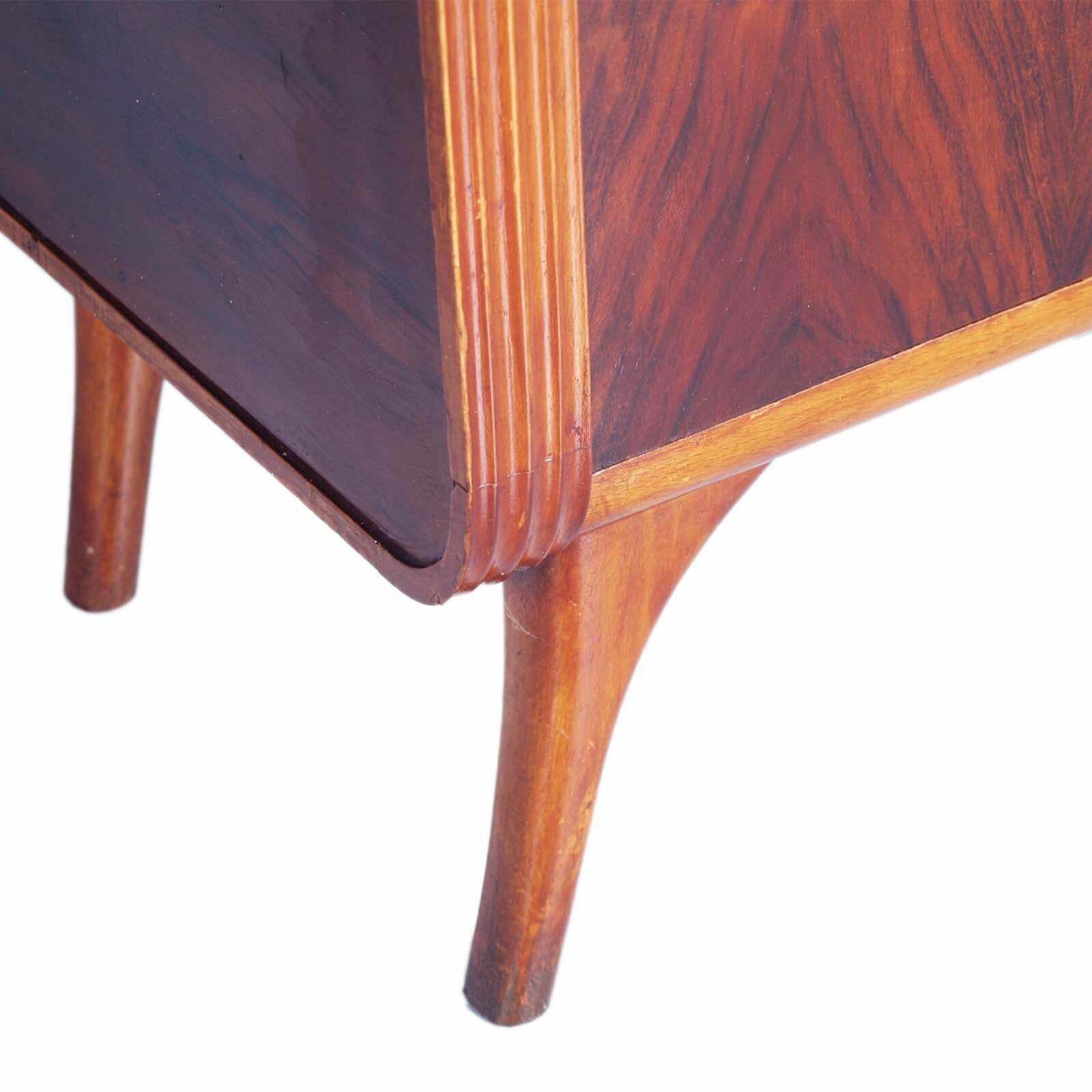 Mid Century Nightstand By Permanente Mobili, Paolo Buffa Designer Atributed photo vintage