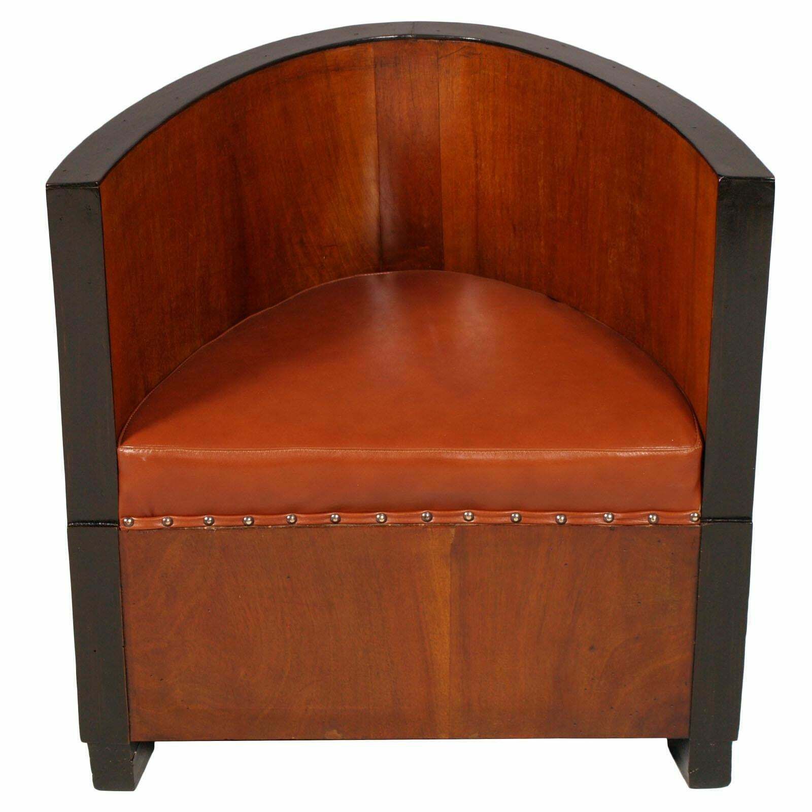 Armchair By Gino Maggioni For Atelier Borsani Varedo New Leather Upholstered photo furniture