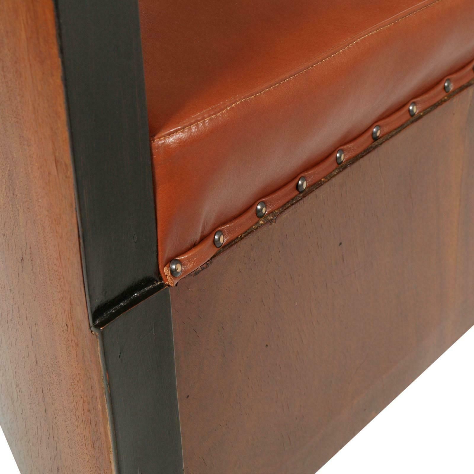 Armchair By Gino Maggioni For Atelier Borsani Varedo New Leather Upholstered photo 10242.4