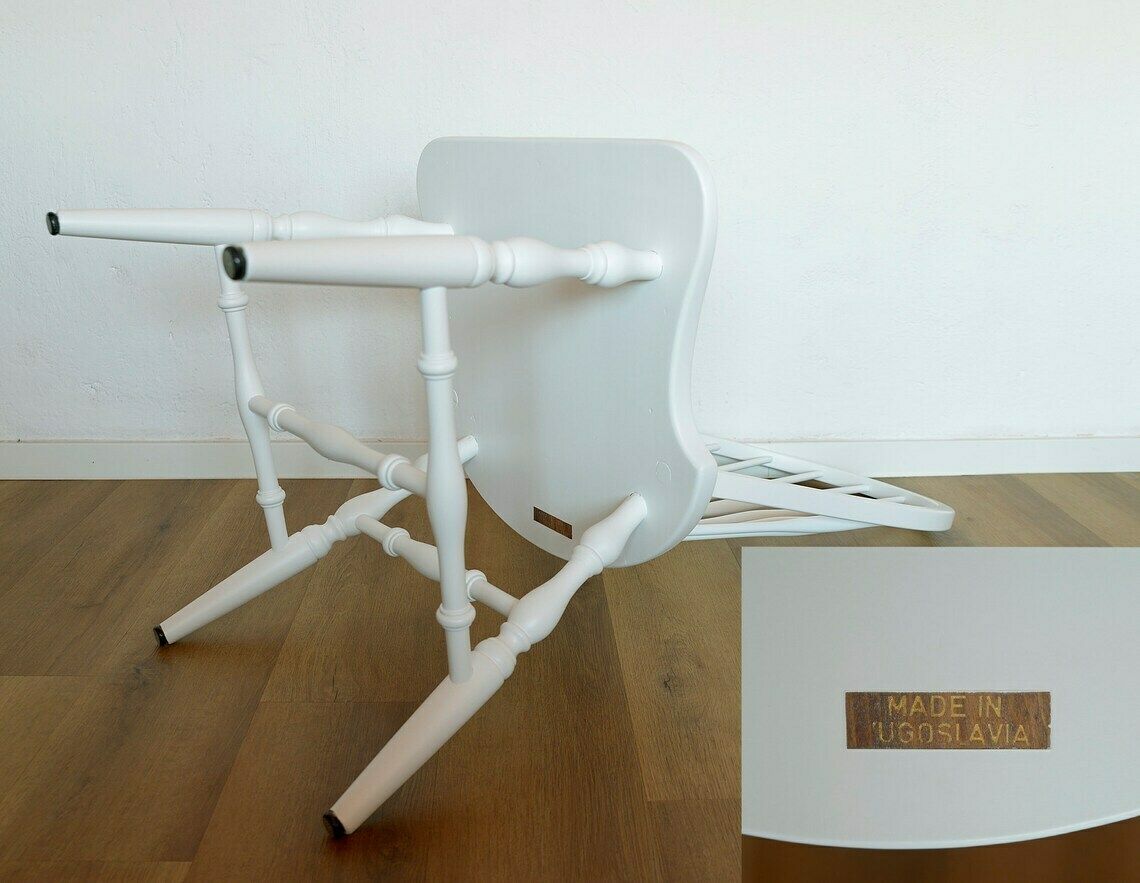photo furniture Vintage Wooden Dining Chair / Restored / Accent Windsor Chair / Mid Century Chair / Farmhouse Furniture / Yugoslavia 1980's