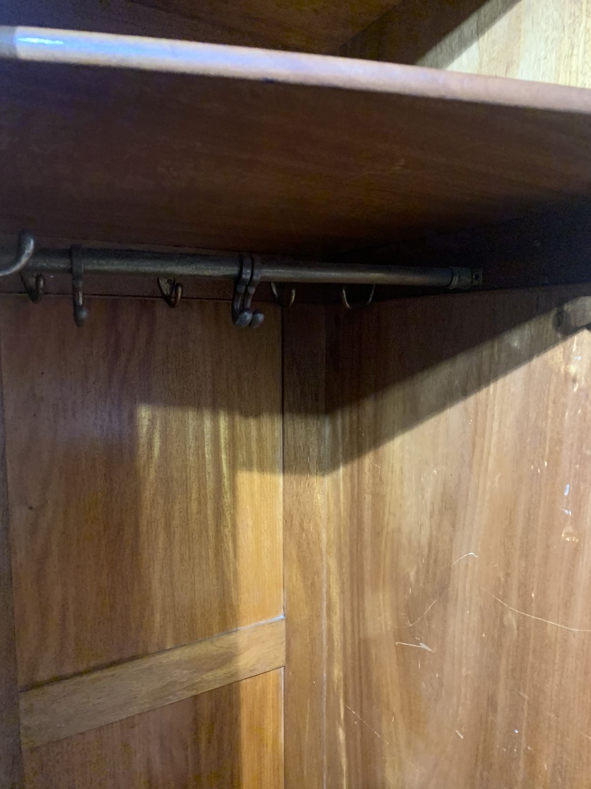 1875.0 A Quality Satinwood Edwardian Wardrobe photo