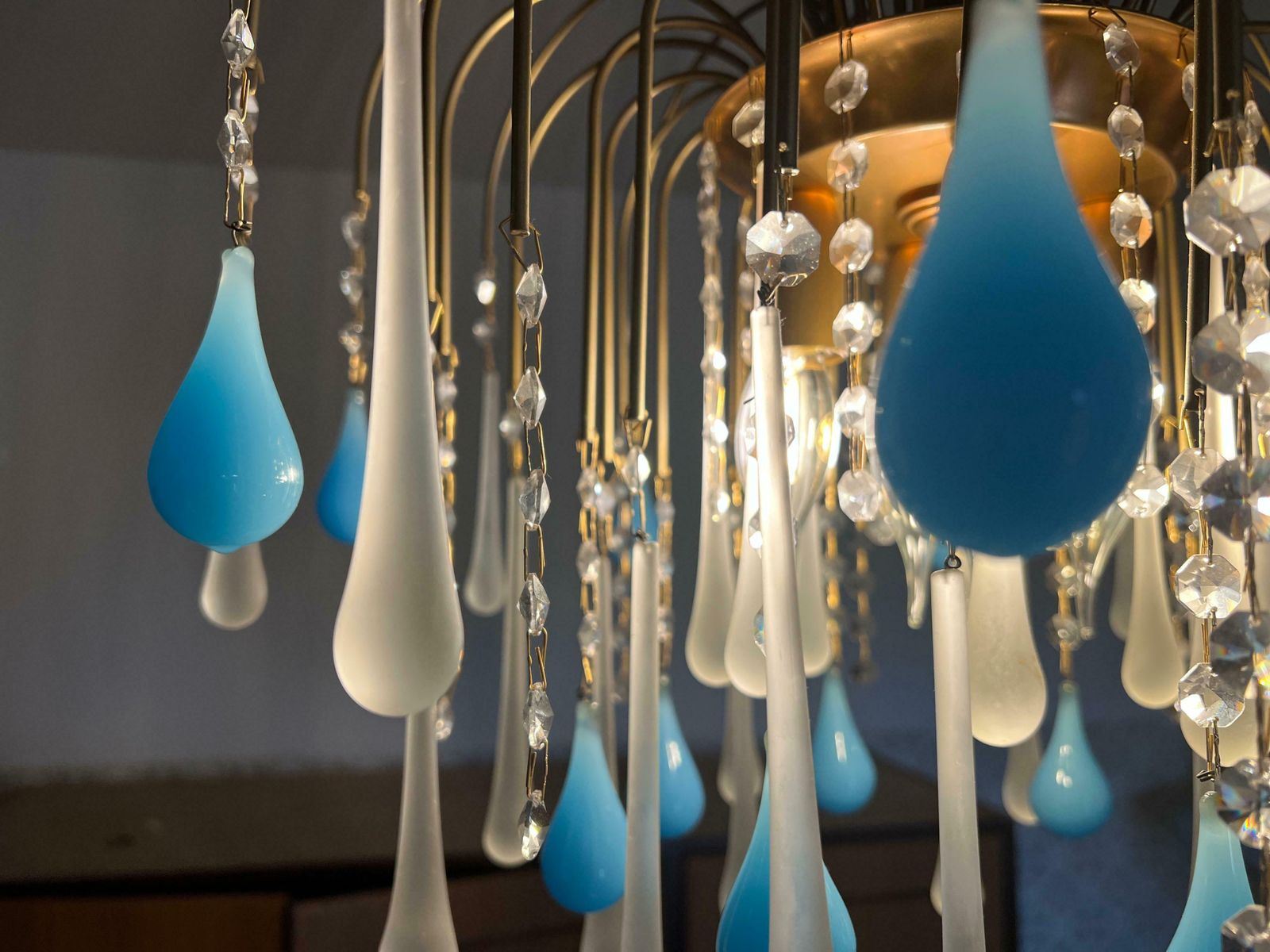 photo buy Elegant Italian Chandelier, "South Beach". Murano