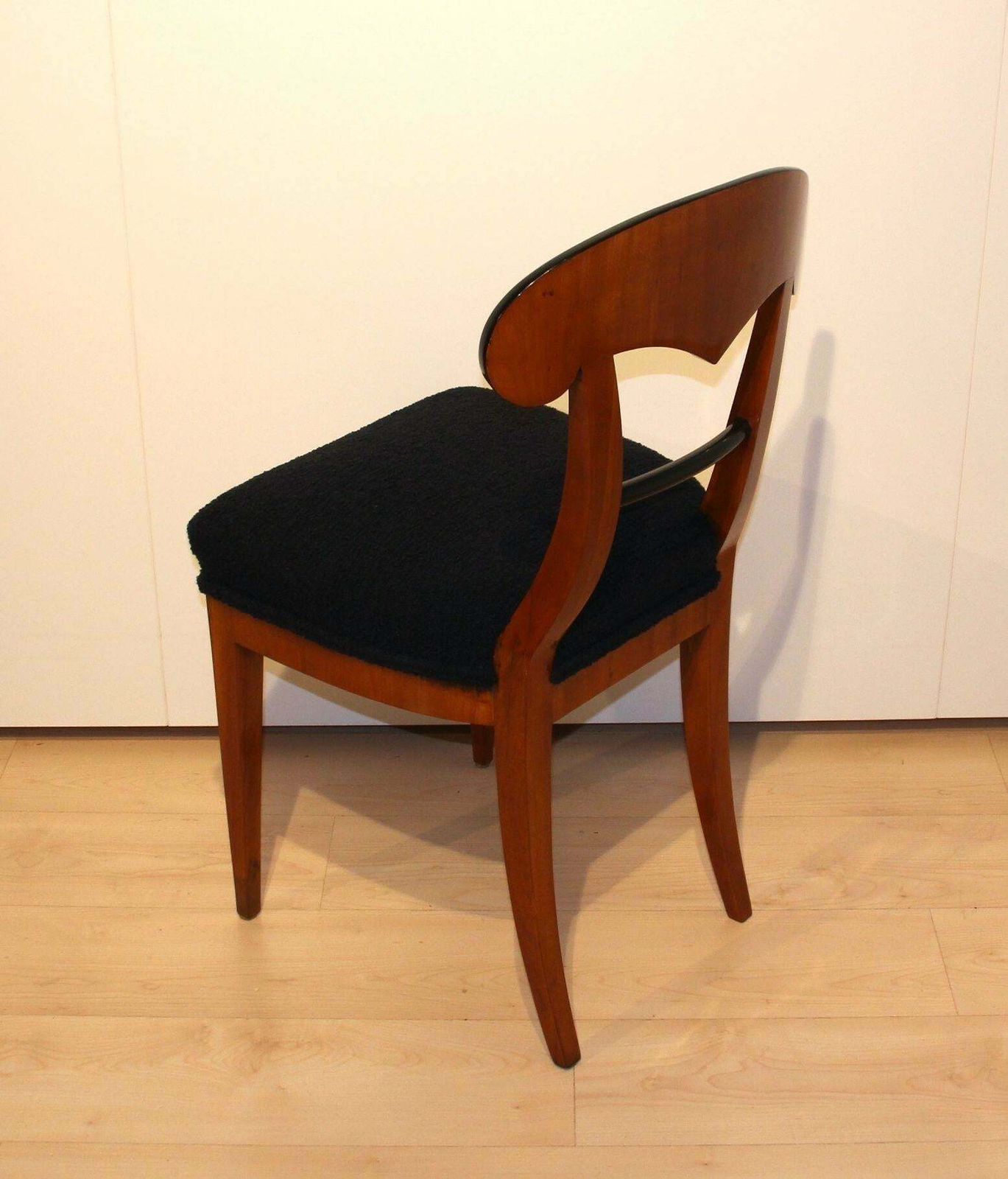 photo for sale Biedermeier Shovel Chair, Cherry Veneer, South Germany Circa 1820