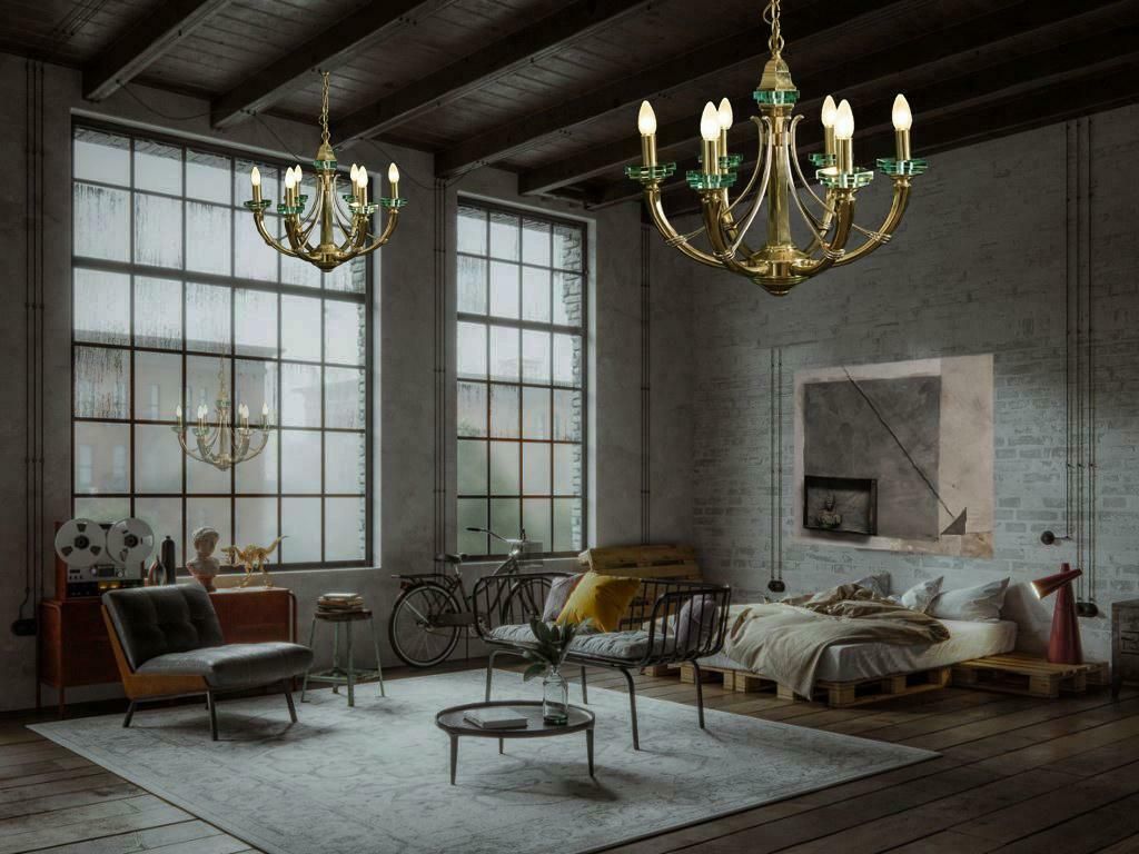 Pair Rare "Luxuria" Italian Chandeliers Fontana Arte Style, 1960s photo Lighting