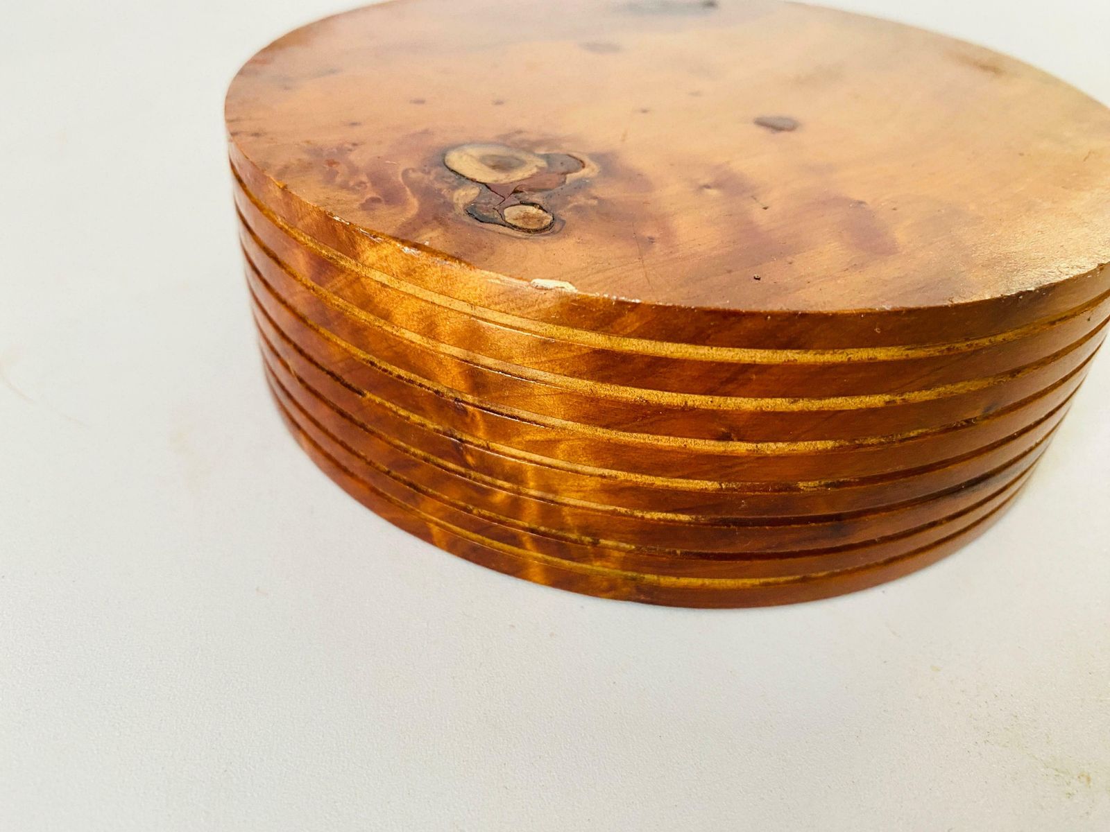 1970 Solid Wood Ashtray France Brown Colour £307.24 photo 369.0