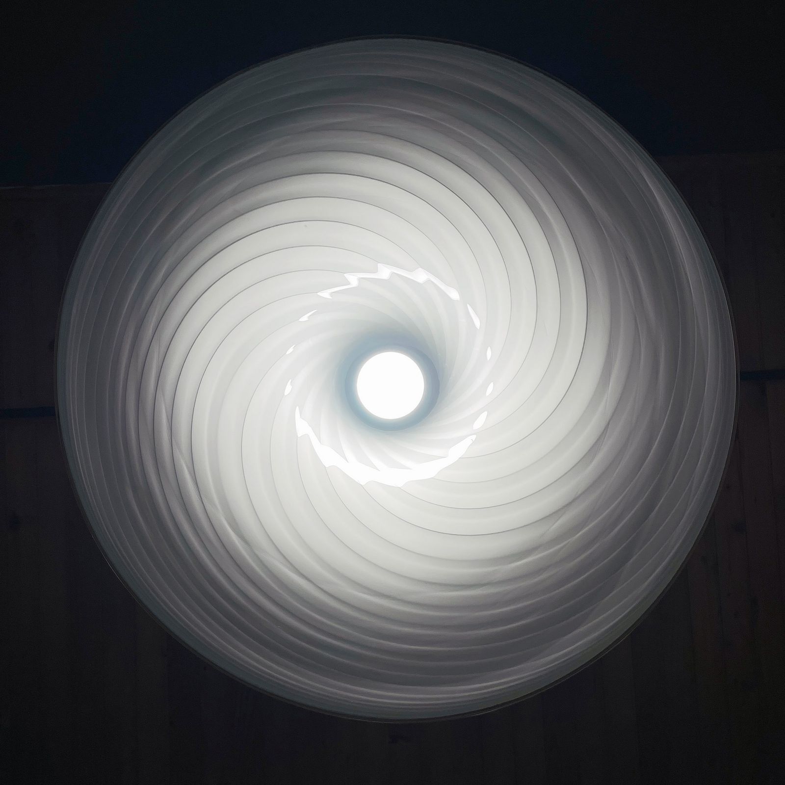 photo furniture Classic Swirl Murano Glass Pendant Lamp Vetri Murano Italy 70s