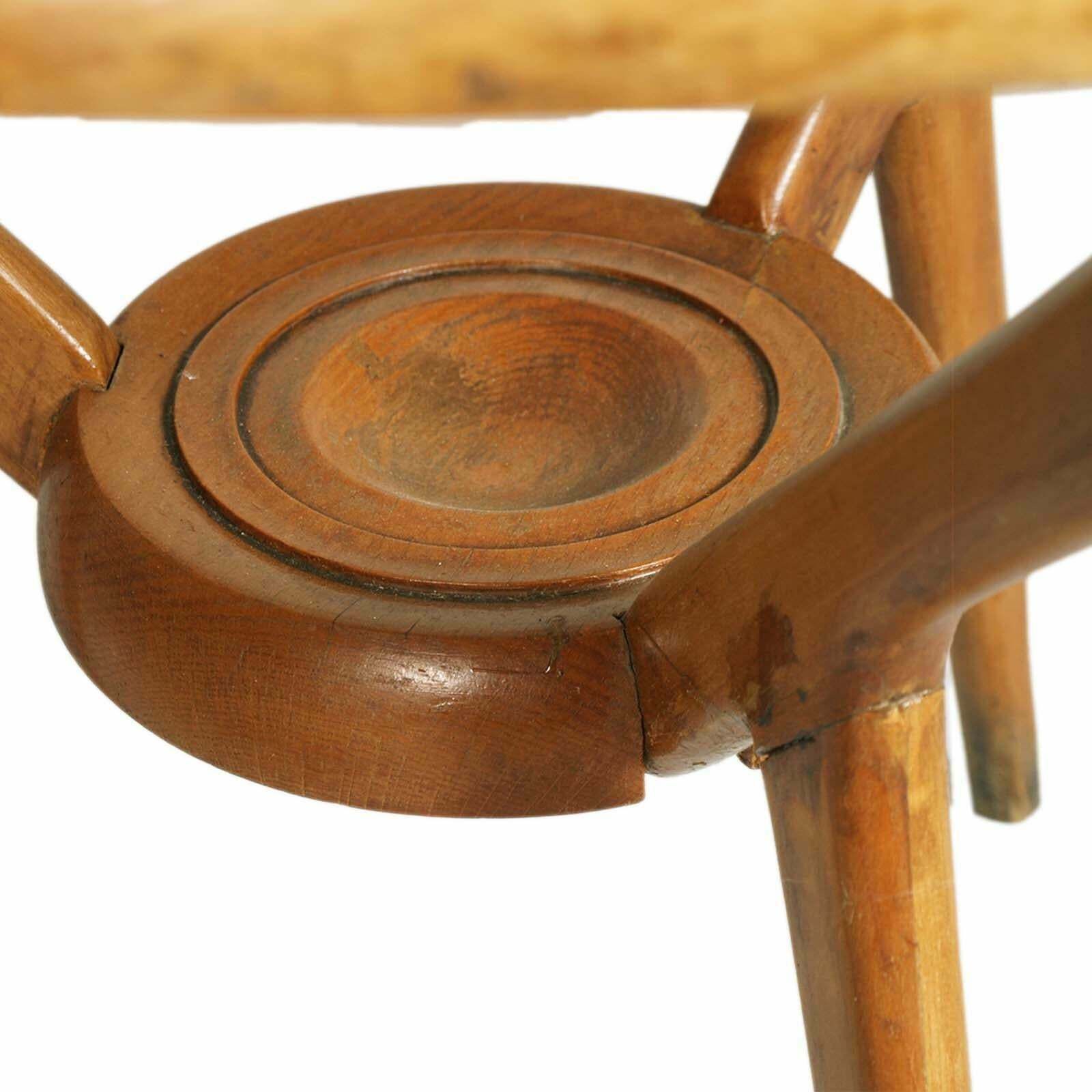 Mid Century Italy Tripode Round Coffee Table By Paolo Buffa For Brugnoli, Cantù photo for sale