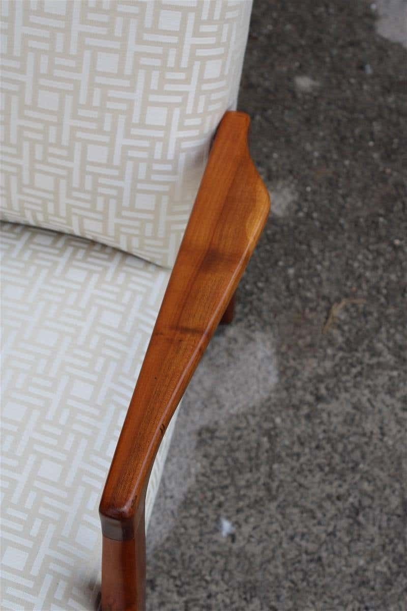 Living Room Sets Midcentury Design Cherry Wood Minimal Made In Italy, 1950s photo vinterior