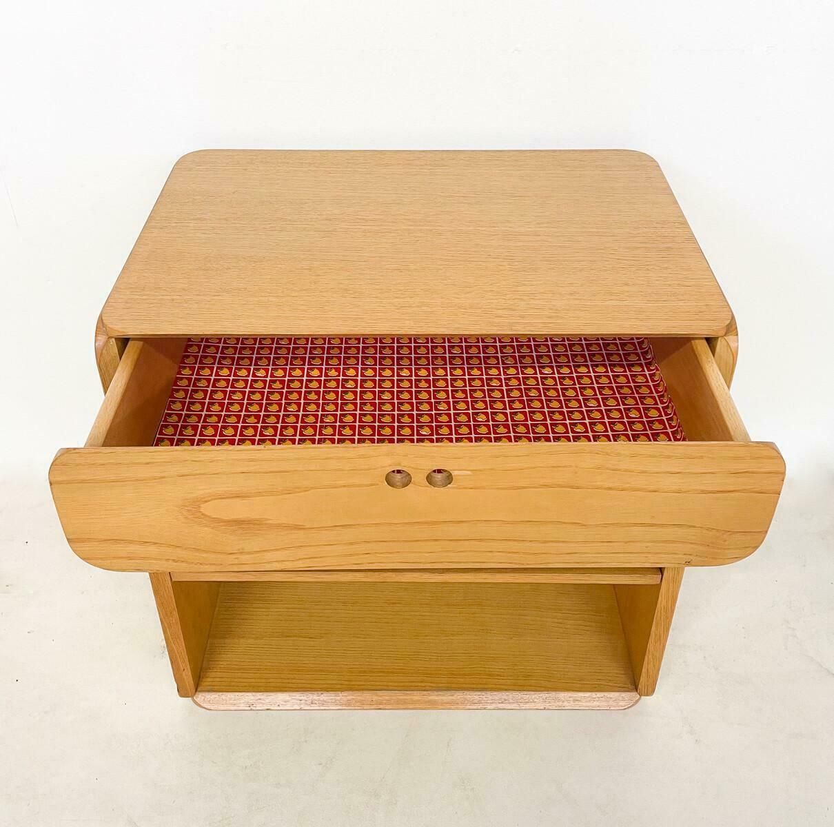 Mid Century Small Wooden Chest Of Drawer By Derk Jan De Vries For Domus, 1960s photo Furniture