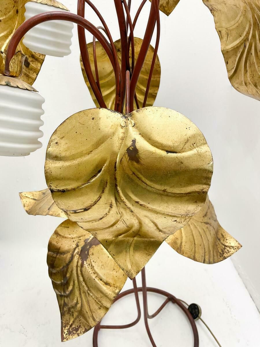 Mid Century Modern Golden Floor Lamp photo Lighting