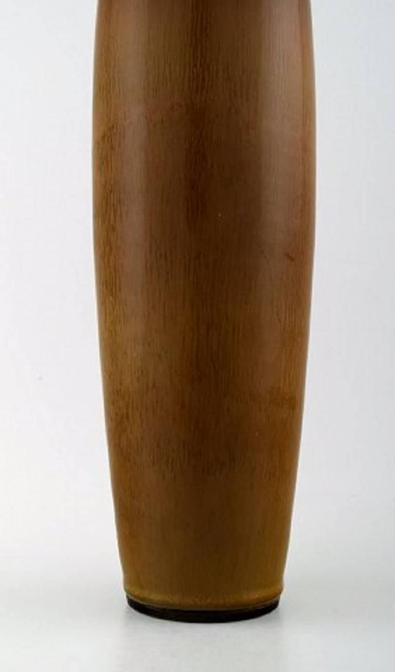 Large Berndt Friberg Studio Art Pottery Vase, Modern Swedish, Mid 20 Century photo Home Decor