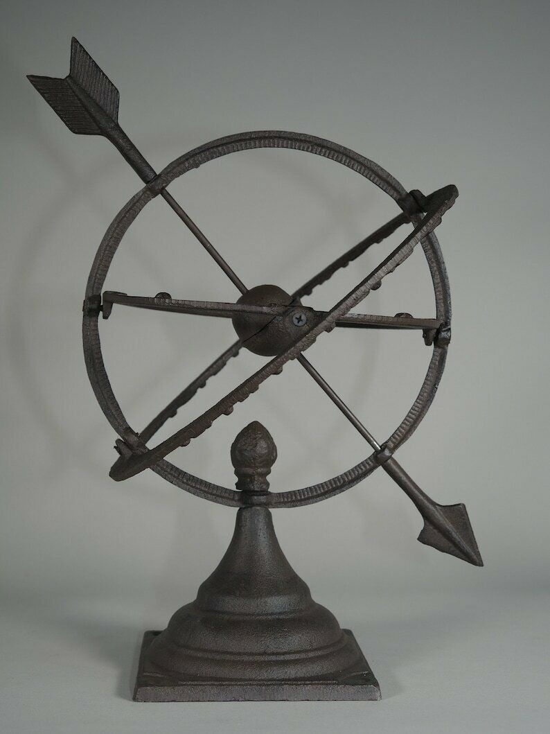 Garden Sundial Antique Design Weatherproof Garden Ornament Floor Mounted 42cm photo buy