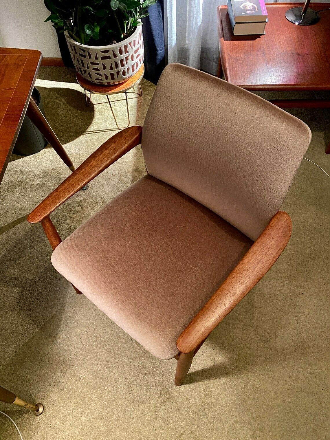 photo for sale Teak Armchair By Grete Jalk For Glostrup Denmark