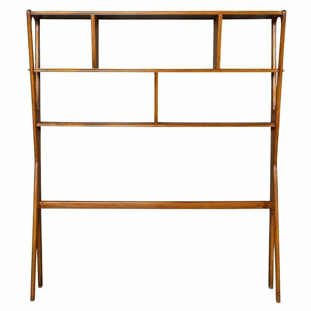 20th Century Italian Beech Wood Bookcase / Room Divider, C.1950