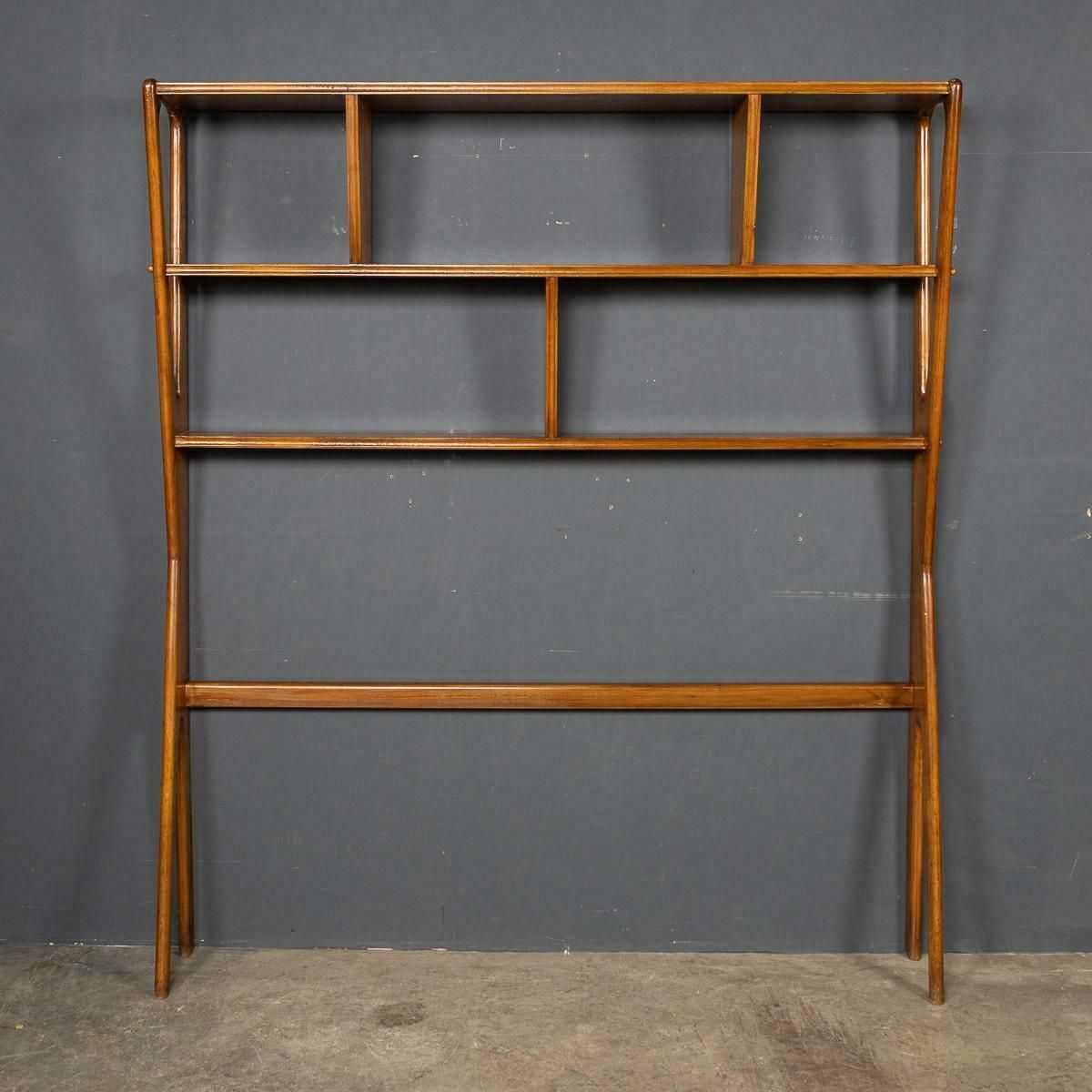 20th Century Italian Beech Wood Bookcase / Room Divider, C.1950 photo furniture