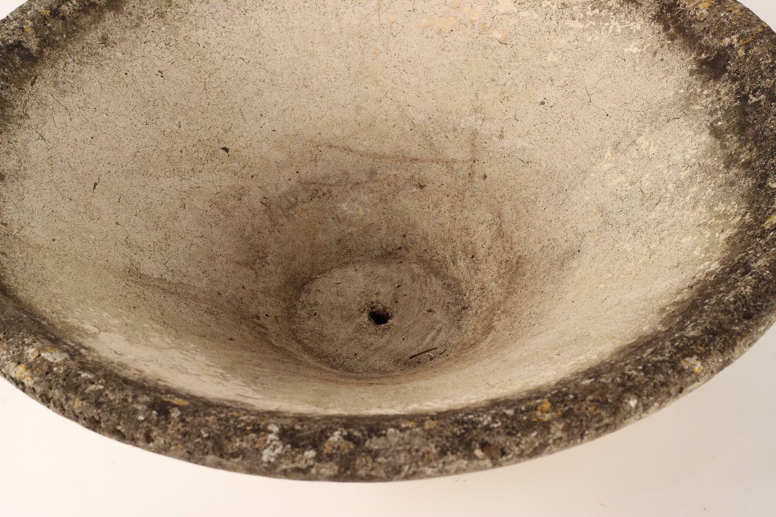 Willy Guhl Inspired Concrete Planter In Cone Shape Made In England, 1960’s photo furniture