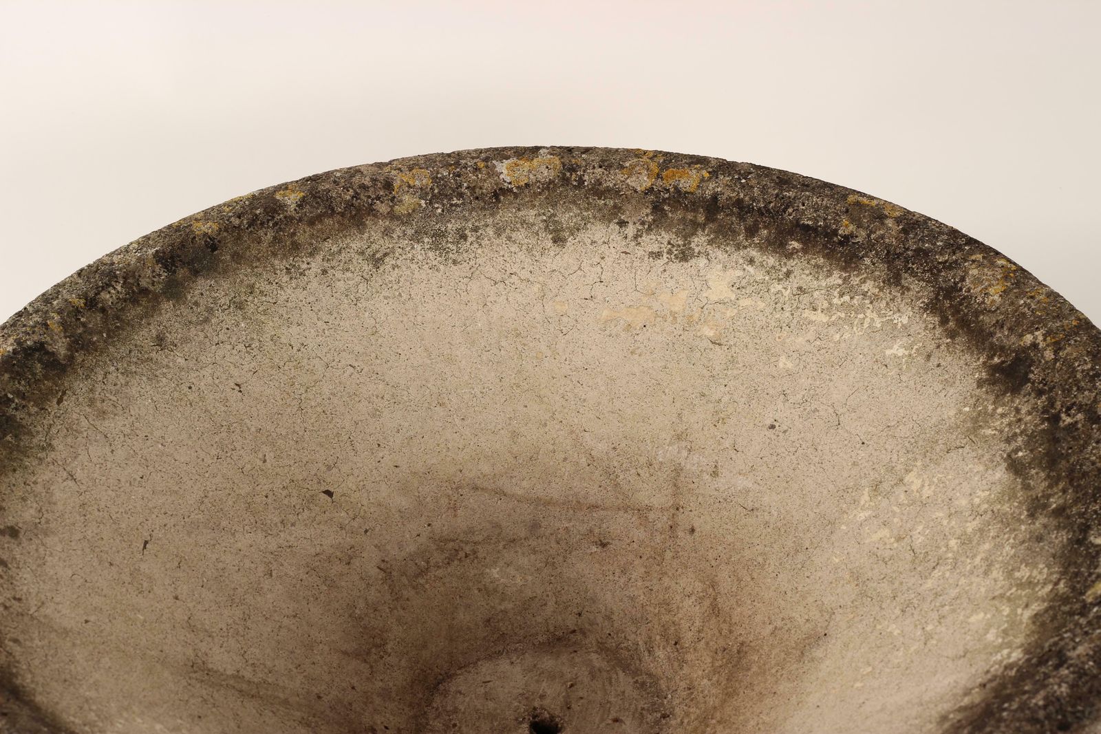 Willy Guhl Inspired Concrete Planter In Cone Shape Made In England, 1960’s photo for sale