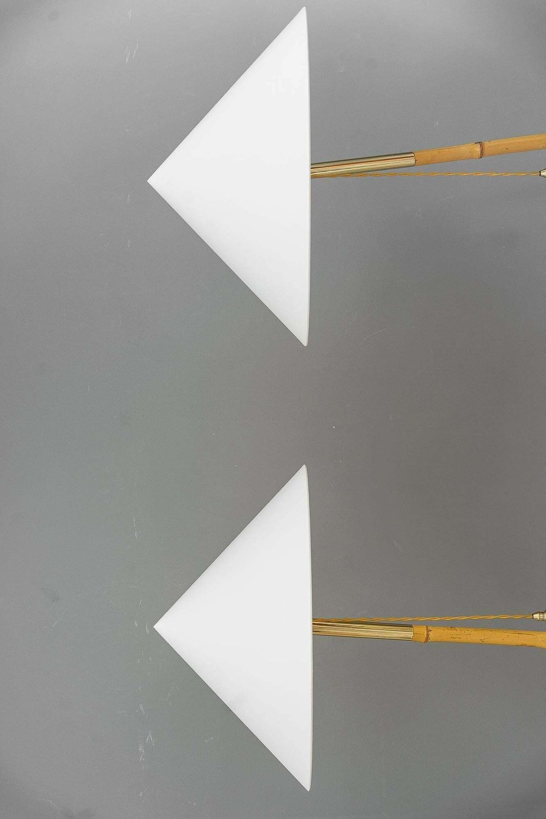Two Rupert Nikoll Floor Lamps Vienna Around 1950s photo buy