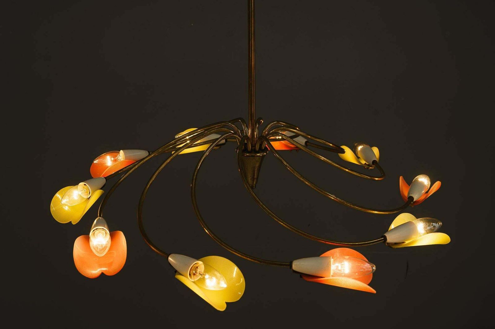 photo vintage Rupert Nikoll Tornado Chandelier Vienna Around 1960s