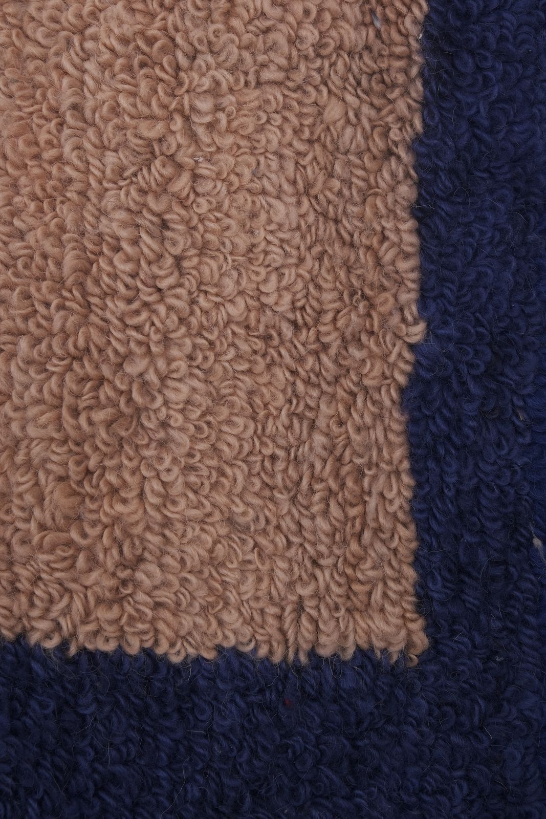 Vintage Checkered Tulu Rug   Soft Wool Pile 4'4'' X 5'11'' photo 800.0