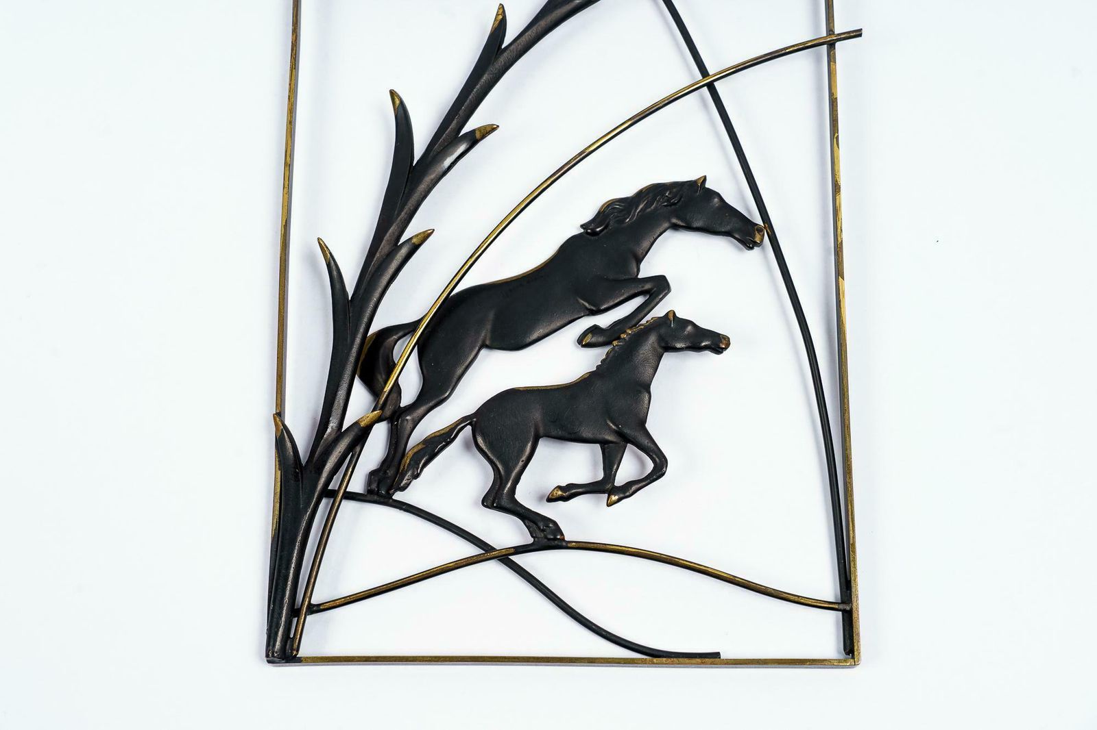 Wall Decoration "Horses" By Hertha Baller Vienna Around 1950s photo furniture