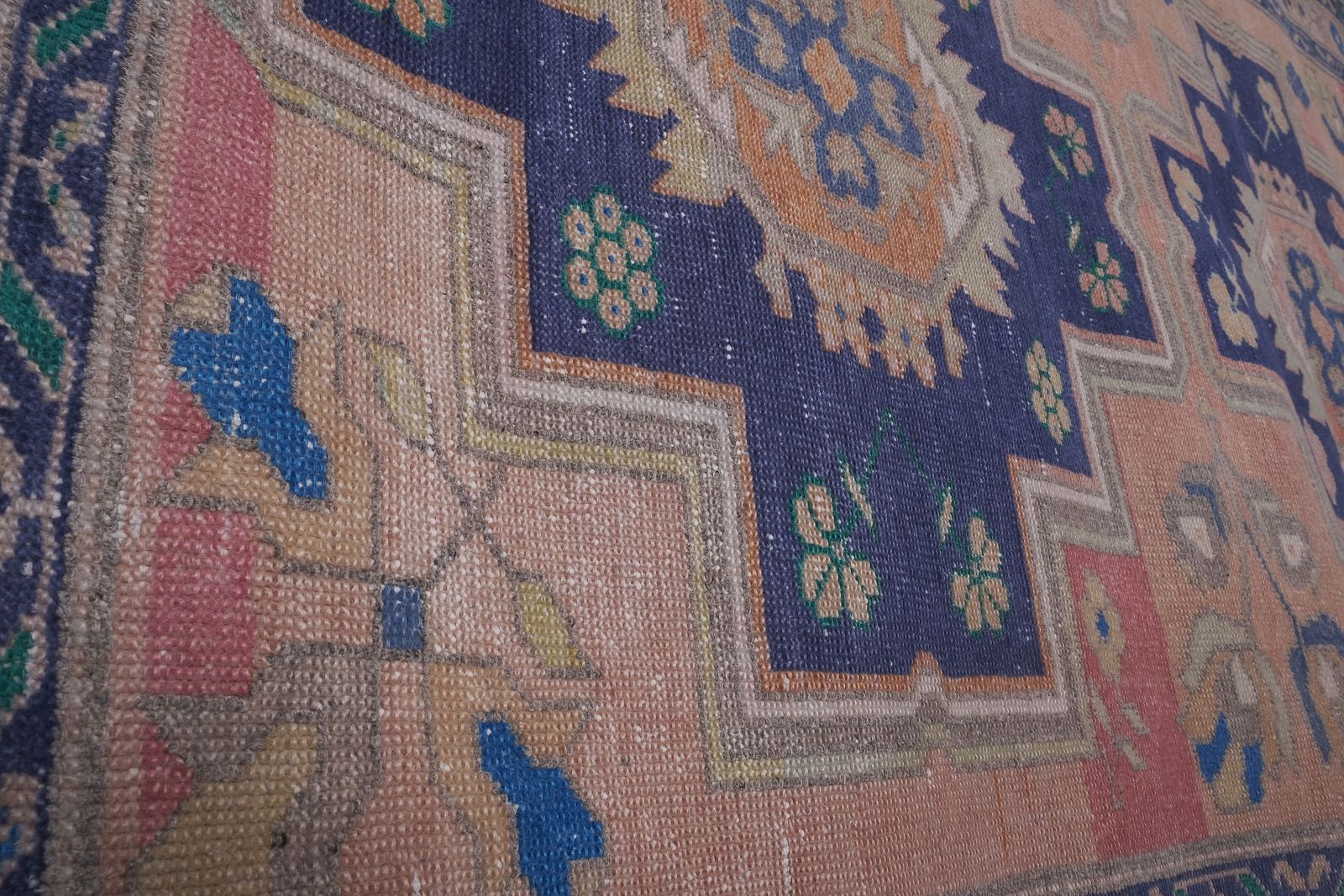 photo furniture Vintage Coral Paradise Caucasian Rug 4'9'' X 8'7''