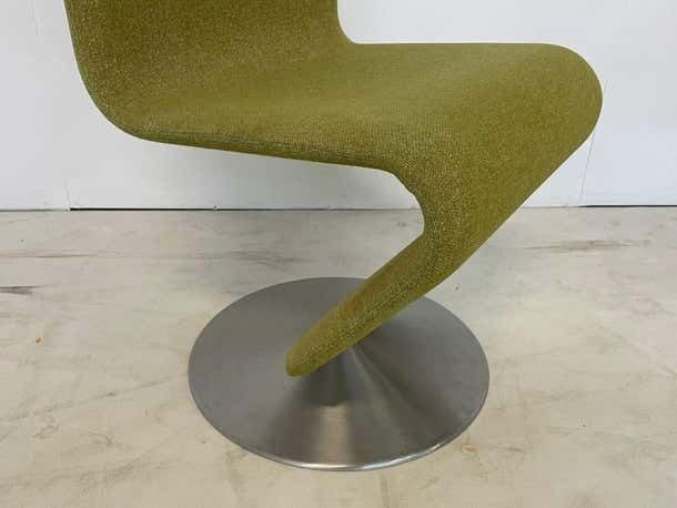 Furniture Mid Century Modern System 123 Chair By Verner Panton Denmark 1973 photo