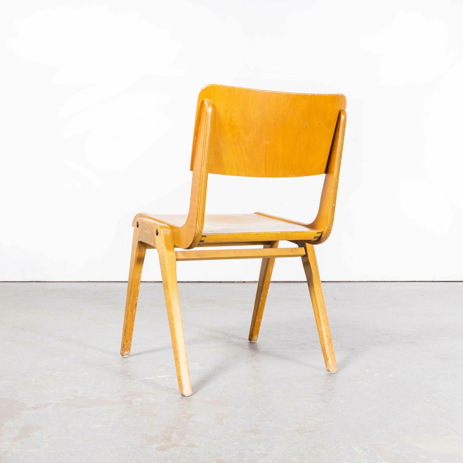 1950’s Casala Honey Beech Stacking Dining Chair – Set Of Ten photo 1650.0