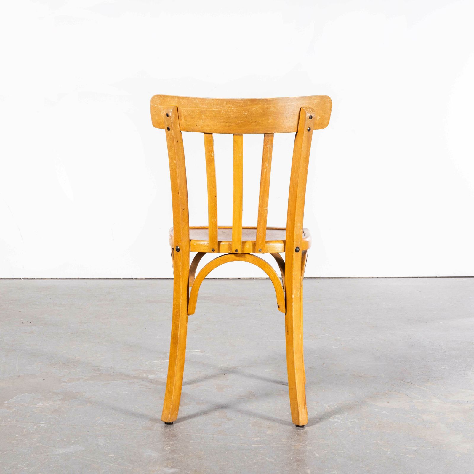1950’s Luterma Honey Oak Bentwood Dining Chair – Set Of Four photo vinterior
