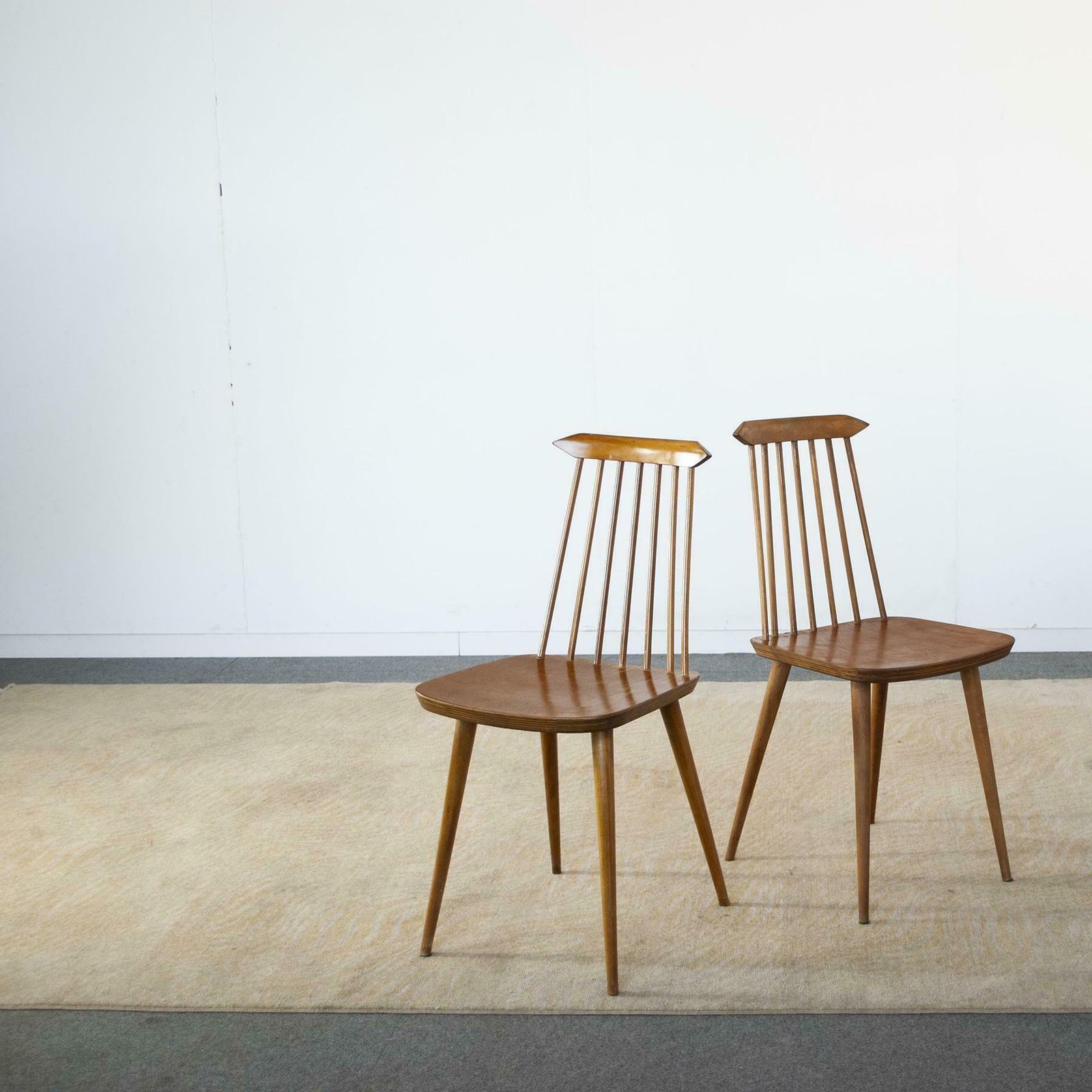 photo for sale Folke Pålsson Set Of Six Chairs In The Style From The Sixties