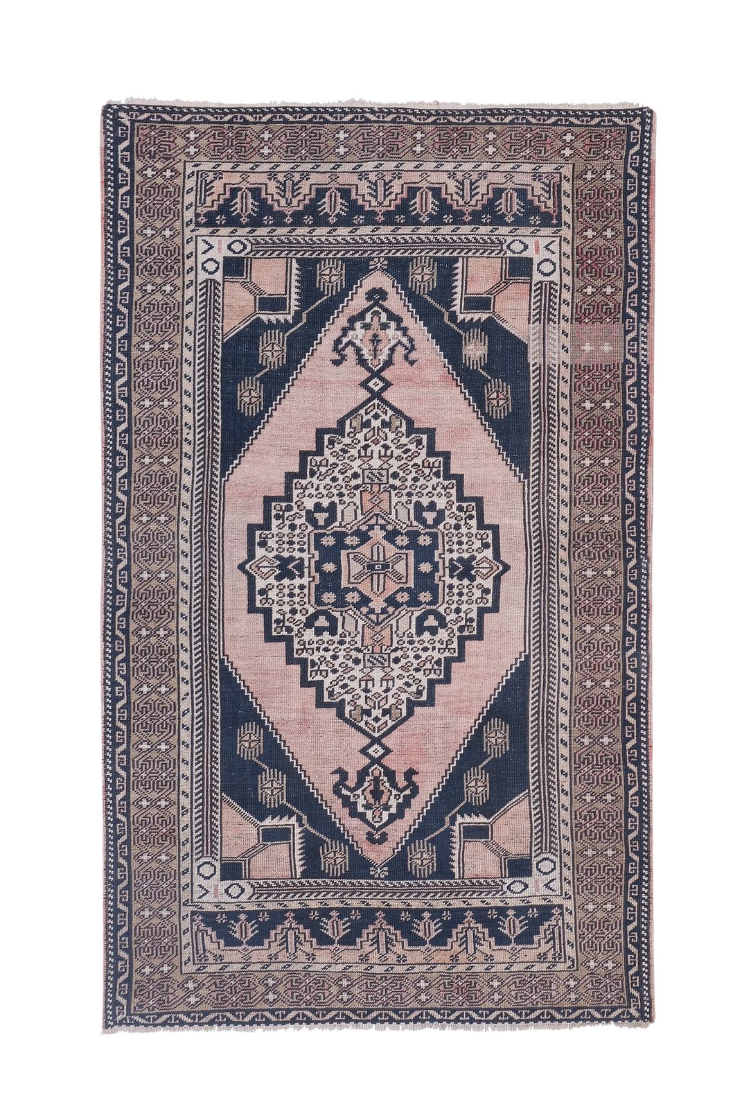 Vintage Turkish Konya Taspinar Rug With Venetian Renaissance Style 4' X 6'9''