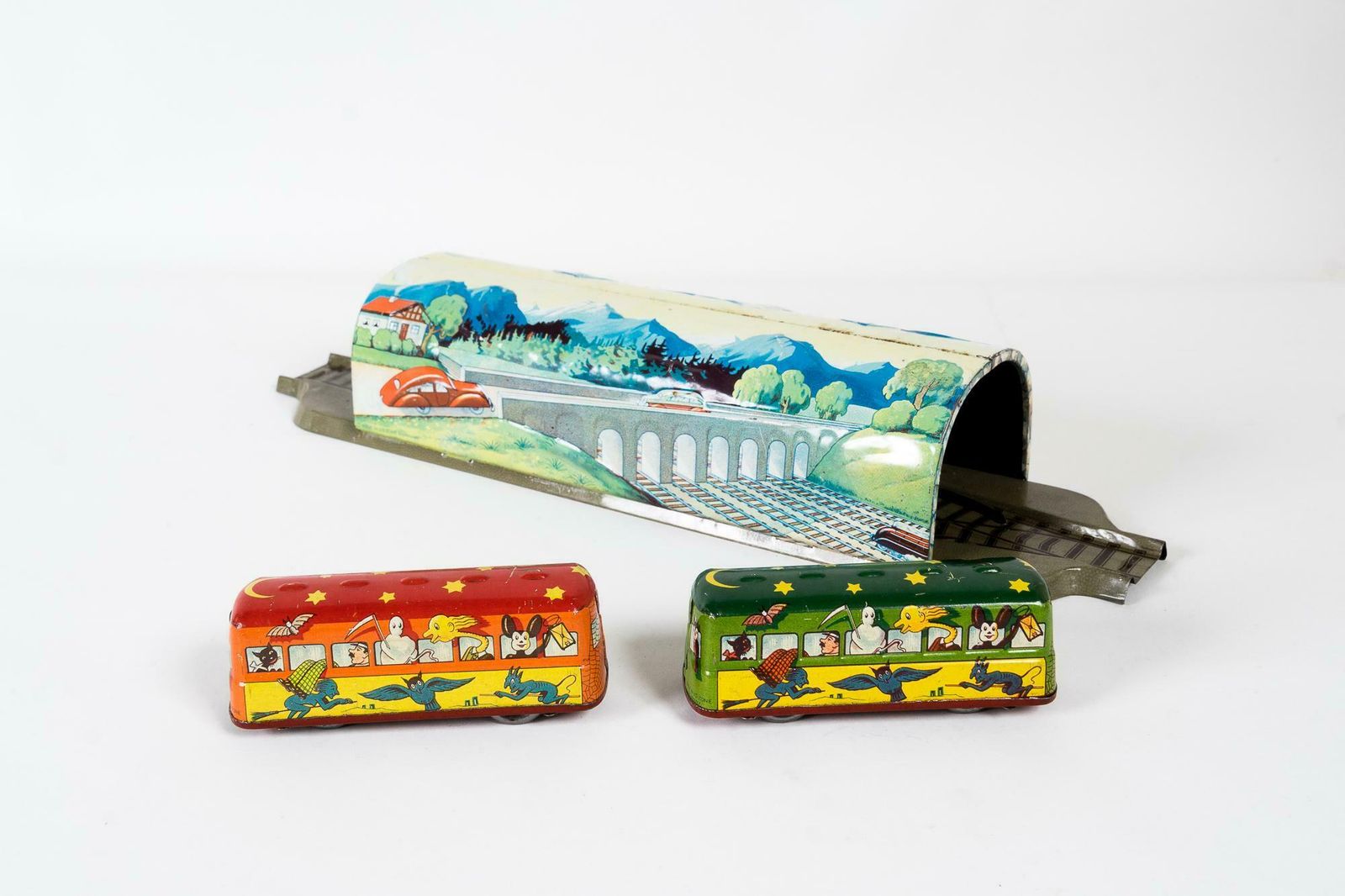 Train Station Toy, Germany, Around 1950s photo 571.0